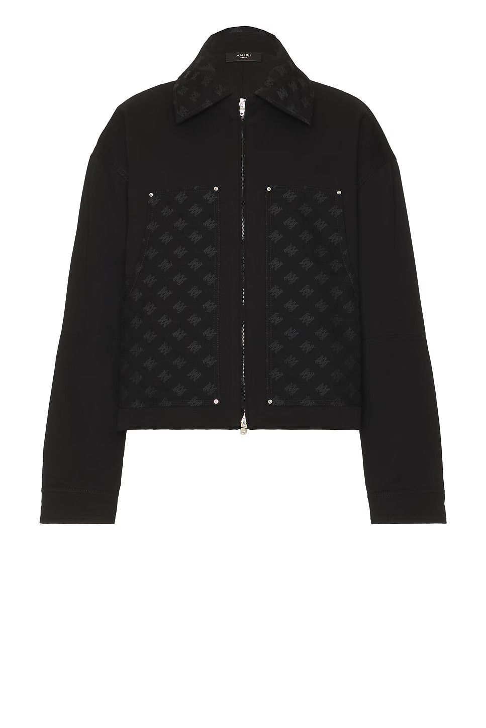 Amiri o1h1sh10525 Ma Jacquard Work Jacket in Black Size US L / EU 52-54 / 3 - 1 Thumbnail