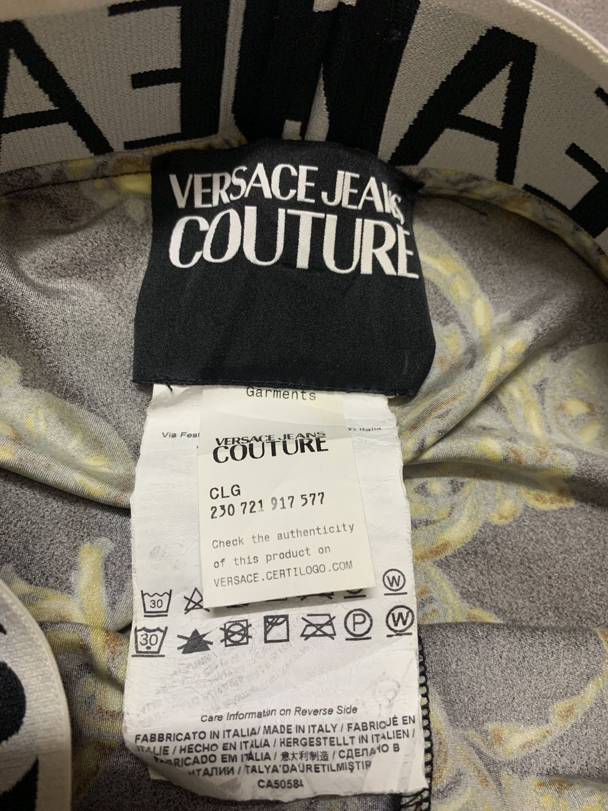 Versace Jeans Couture Versace Jeans Couture Baroque Legging Pants Size 27" / US 4 / IT 40 - 6 Thumbnail
