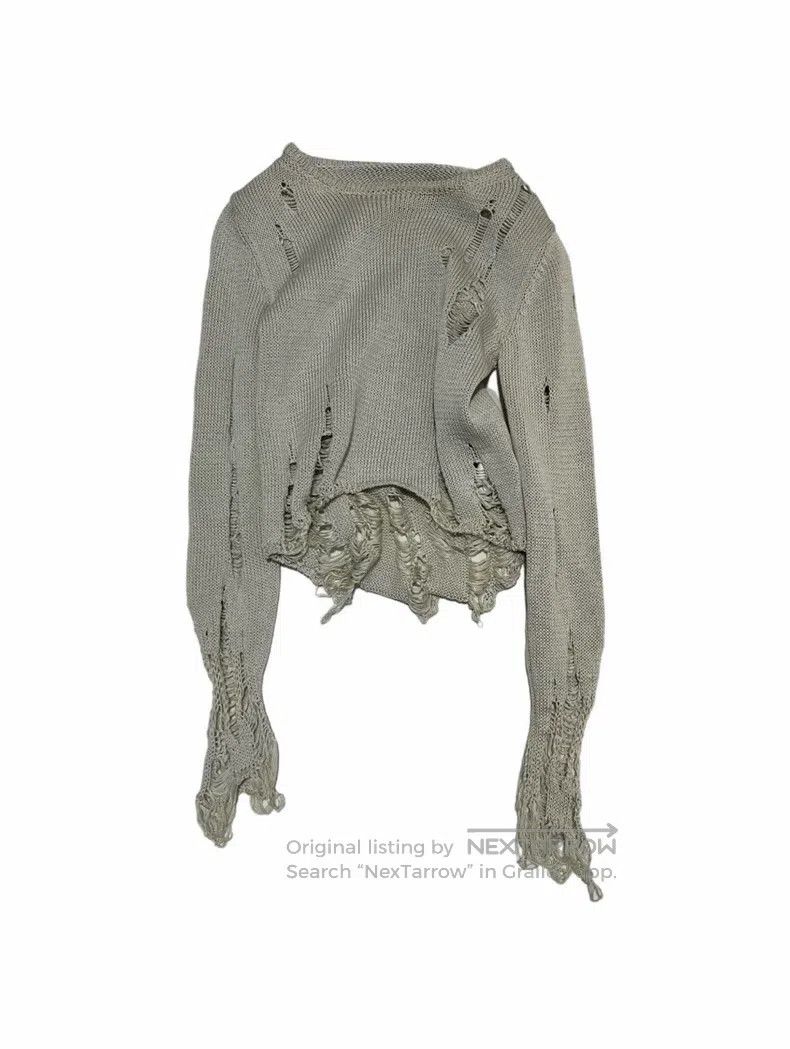 Song For The Mute SONG FOR THE MUTE Punched sweater Size US S / EU 44-46 / 1 - 1 Thumbnail