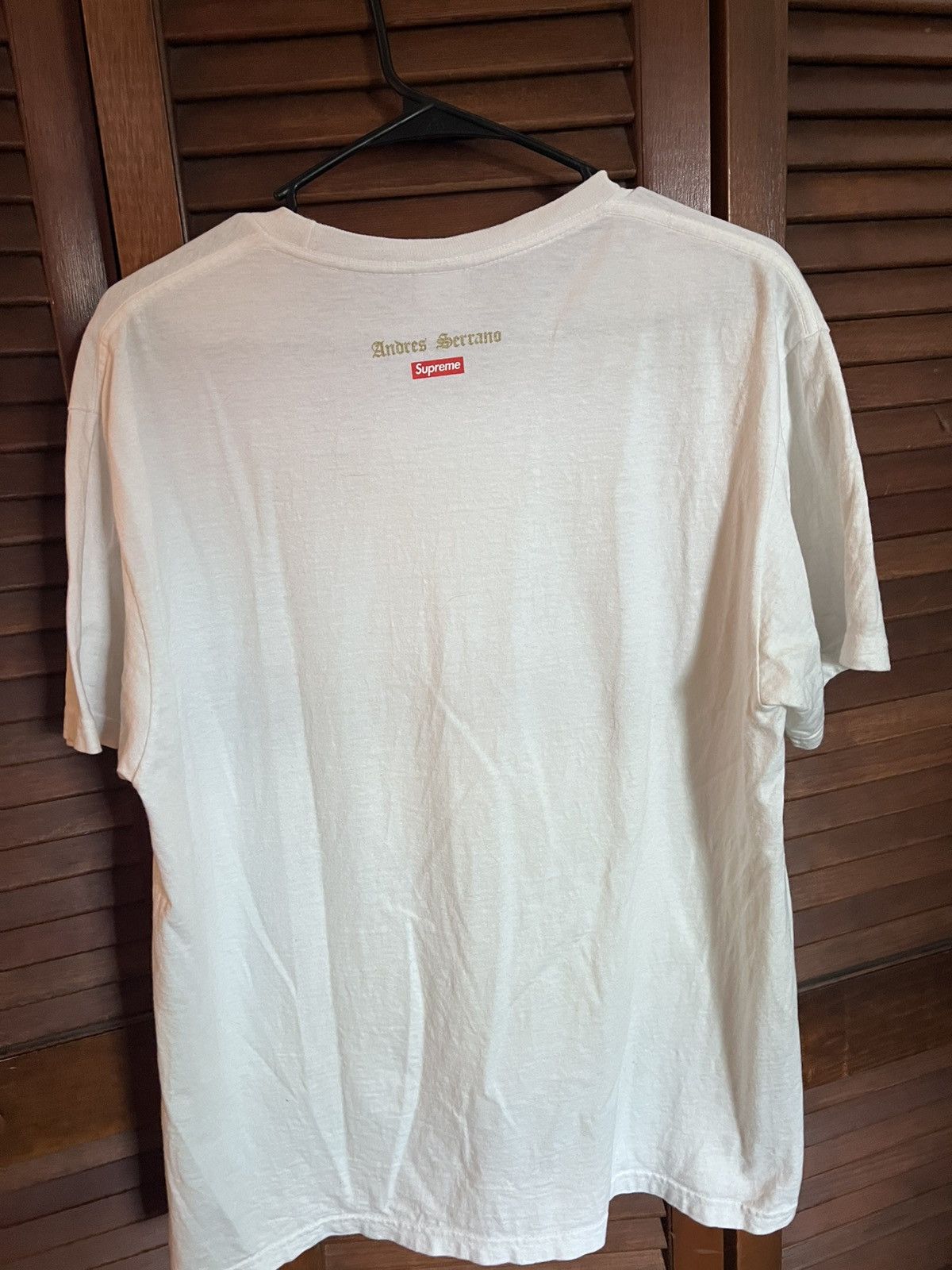 Supreme Supreme Andres Serrano Piss Christ Tee Size US M / EU 48-50 / 2 - 3 Thumbnail