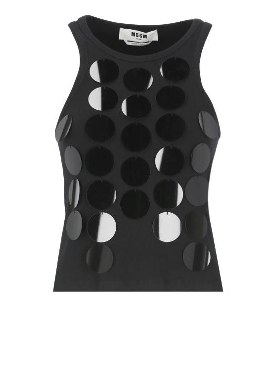 MSGM MSGM Women Tops 3842MDT81 25712099 Black Size L / US 10 / IT 46 - 1 Thumbnail