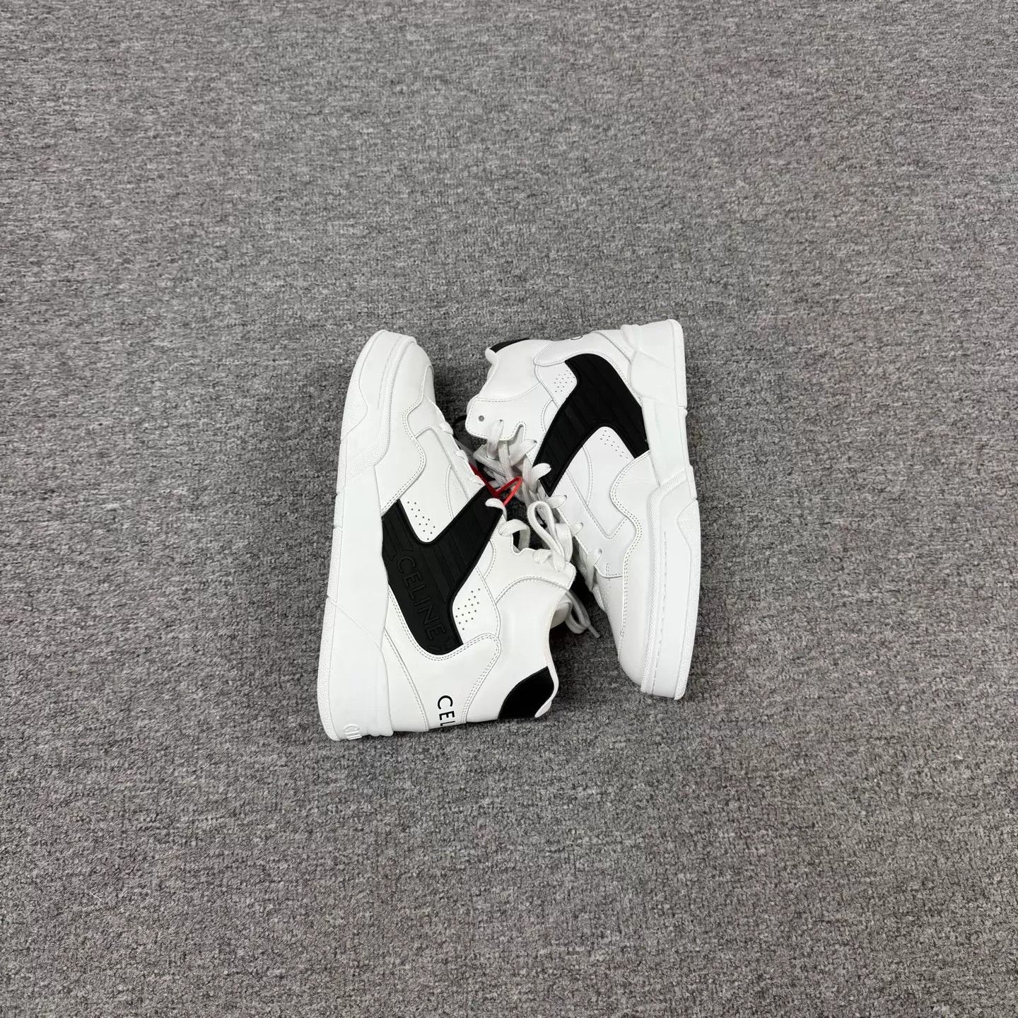 Celine Celine black white high-top sneakers 42 worn once Size US 9 / EU 42 - 4 Thumbnail