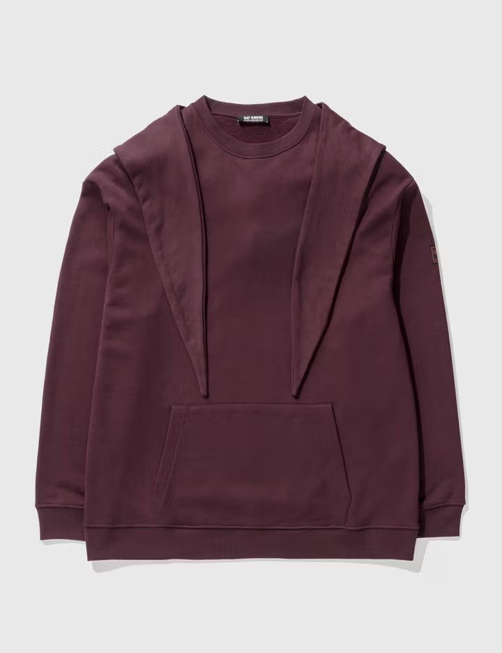 Raf Simons o1y0325 Logo Crewneck Hoodie in Purple Size US XS / EU 42 / 0 - 1 Thumbnail