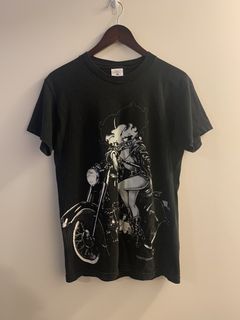 Vintage Vintage 2003 Betty Boop Black T Shirt Motorcycle