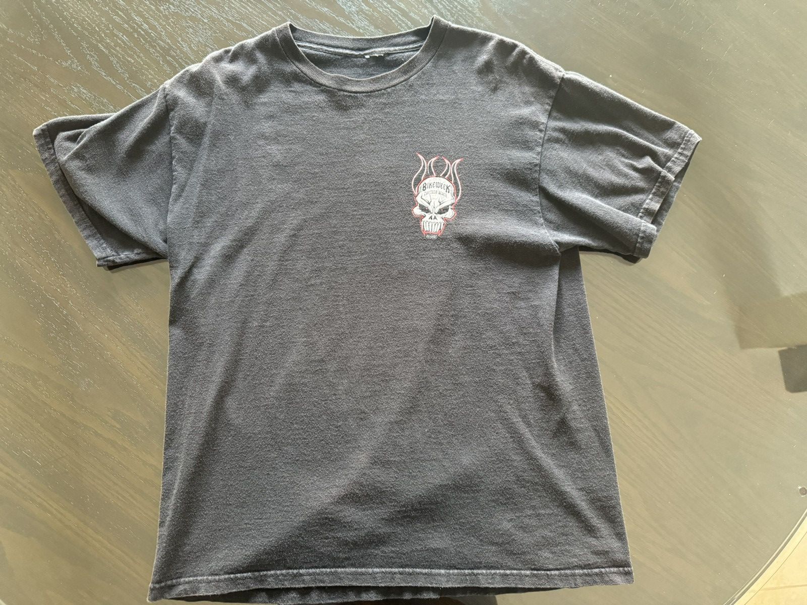 Vintage DAYTONA BEACH BIKE WEEK SKULL TEE Size US M / EU 48-50 / 2 - 1 Thumbnail
