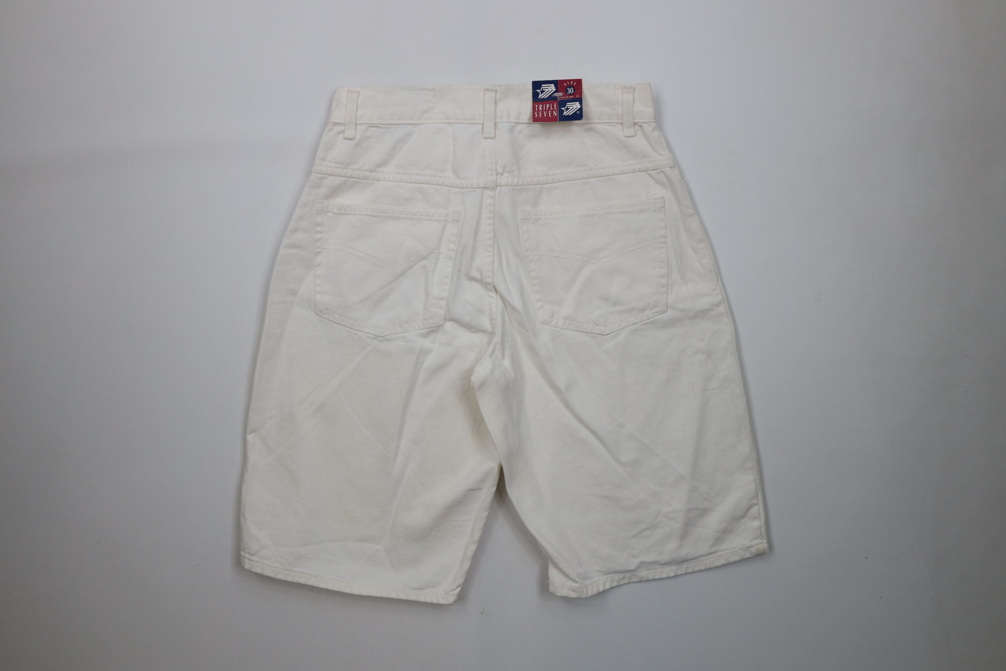 Vintage Deadstock Vintage 90s Streetwear Denim Jean Shorts Jorts Size US 30 / EU 46 - 8 Thumbnail