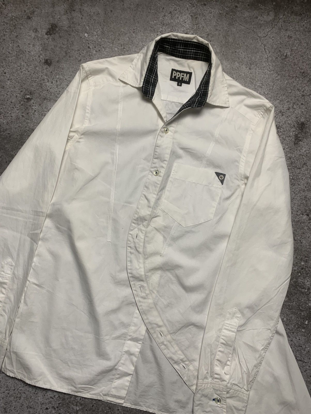 PPFM Asymetric PPFM SHIRT JAPANESE BRAND Size US S / EU 44-46 / 1 - 2 Thumbnail