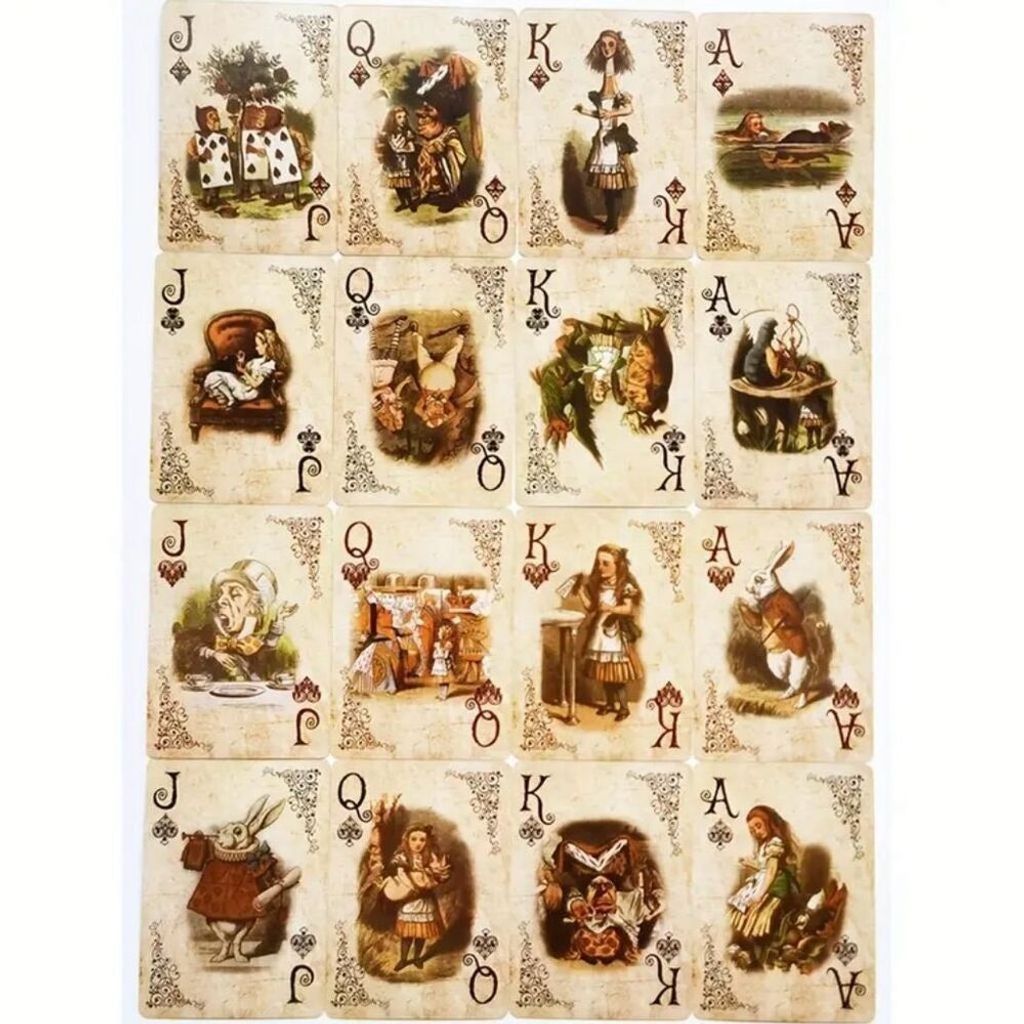 Other Wonderland Playing Cards Vintage Style Poker Game Set New Size ONE SIZE - 7 Thumbnail