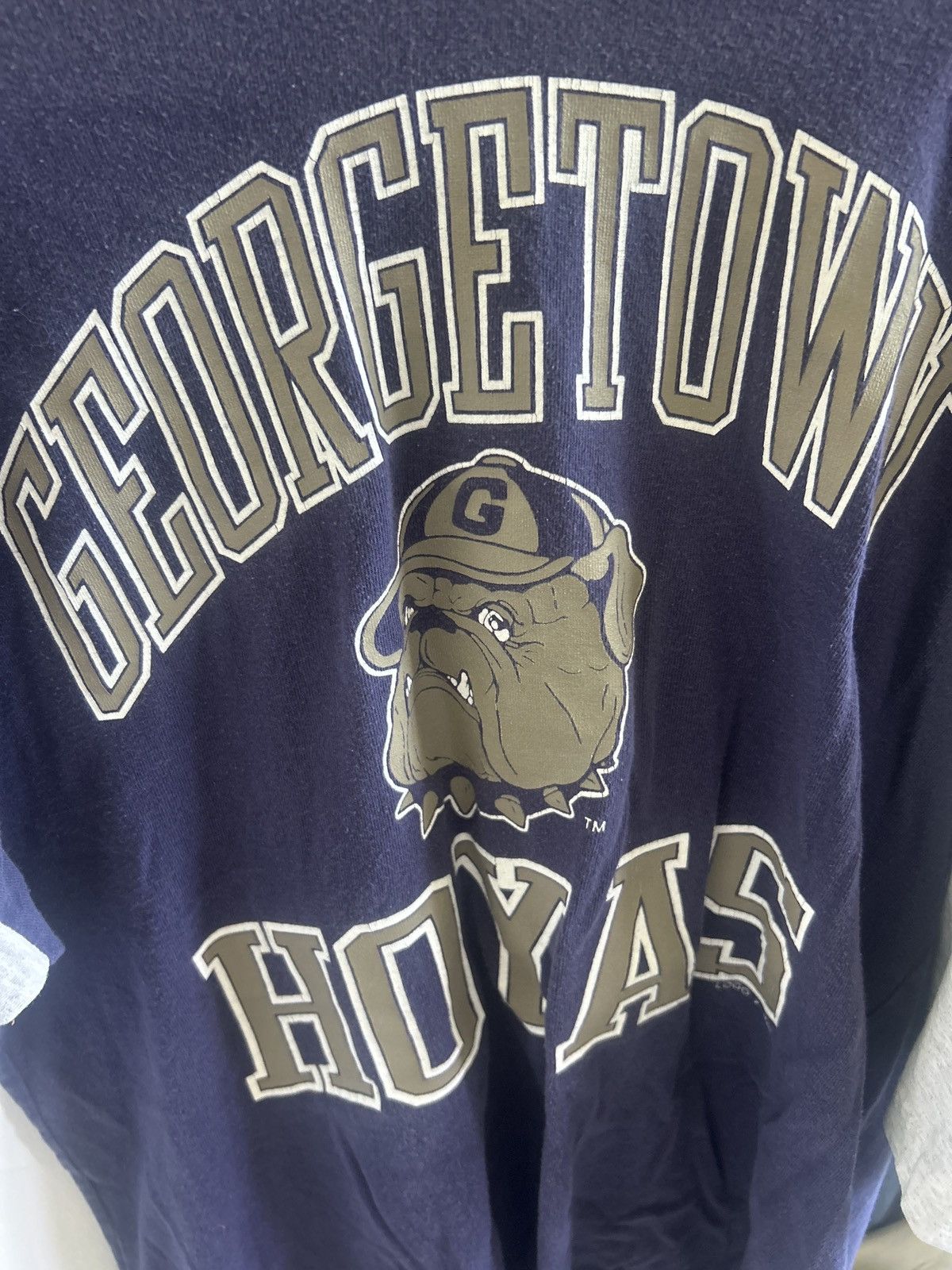 Logo 7 Georgetown Hoyas short sleeve hooded tee Size US XL / EU 56 / 4 - 4 Thumbnail