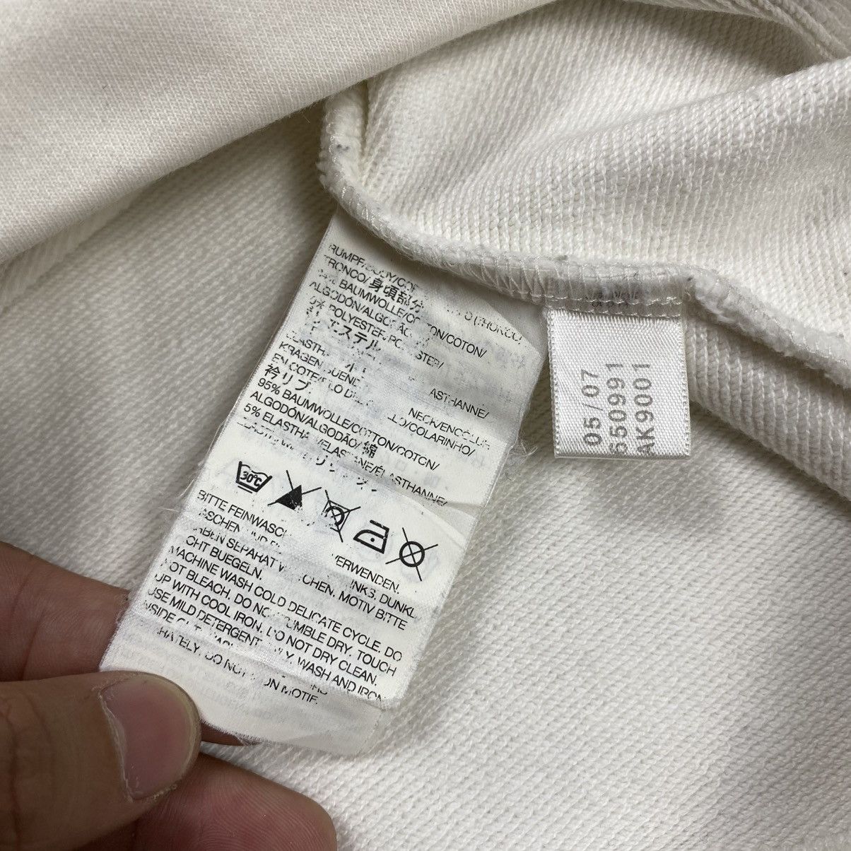 Yohji Yamamoto Y-3 Yohji Yamamoto Logo Sweatshirt Size US M / EU 48-50 / 2 - 9 Thumbnail