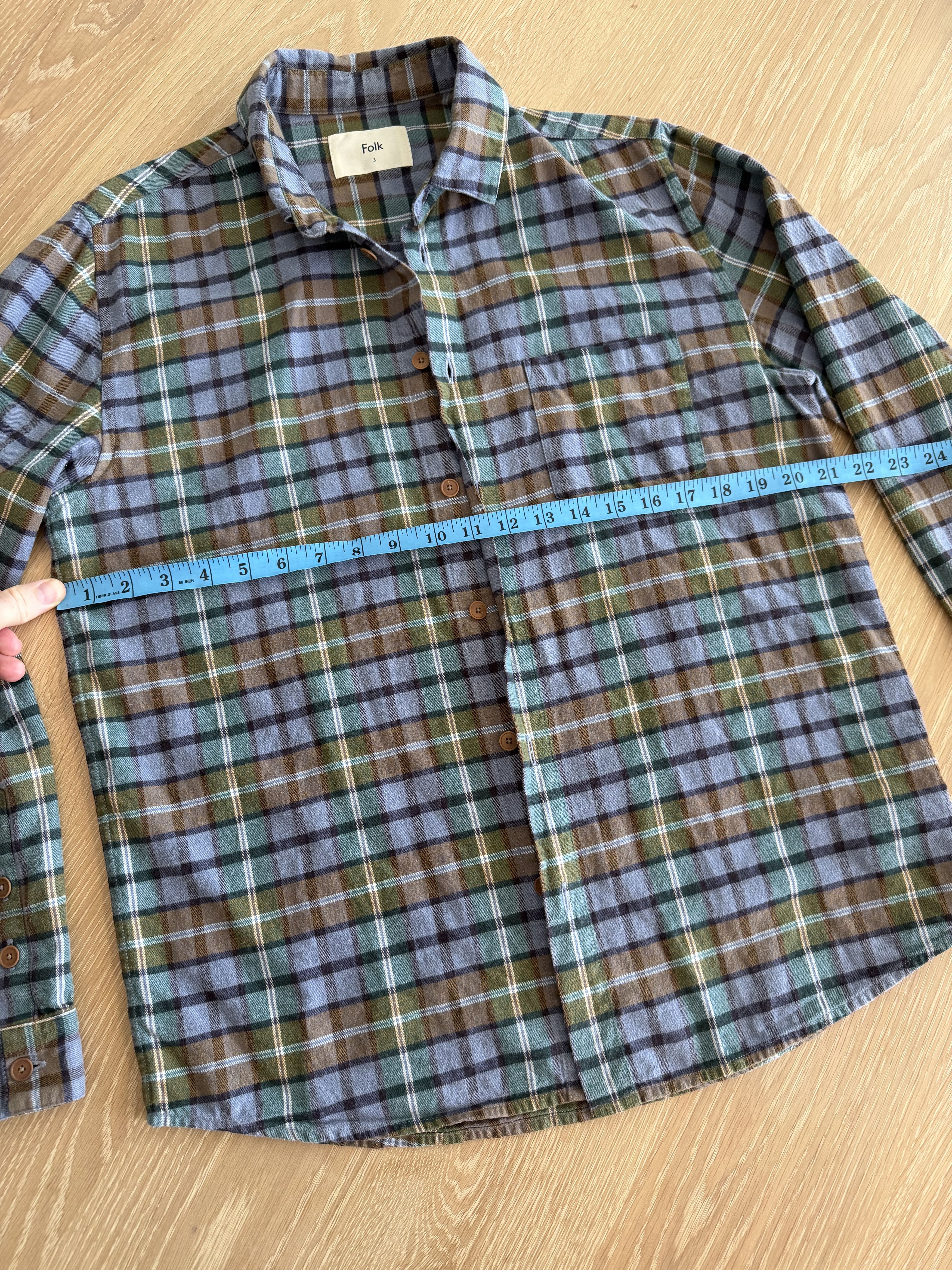 Folk Folk Flannel Shirt Size US L / EU 52-54 / 3 - 7 Thumbnail