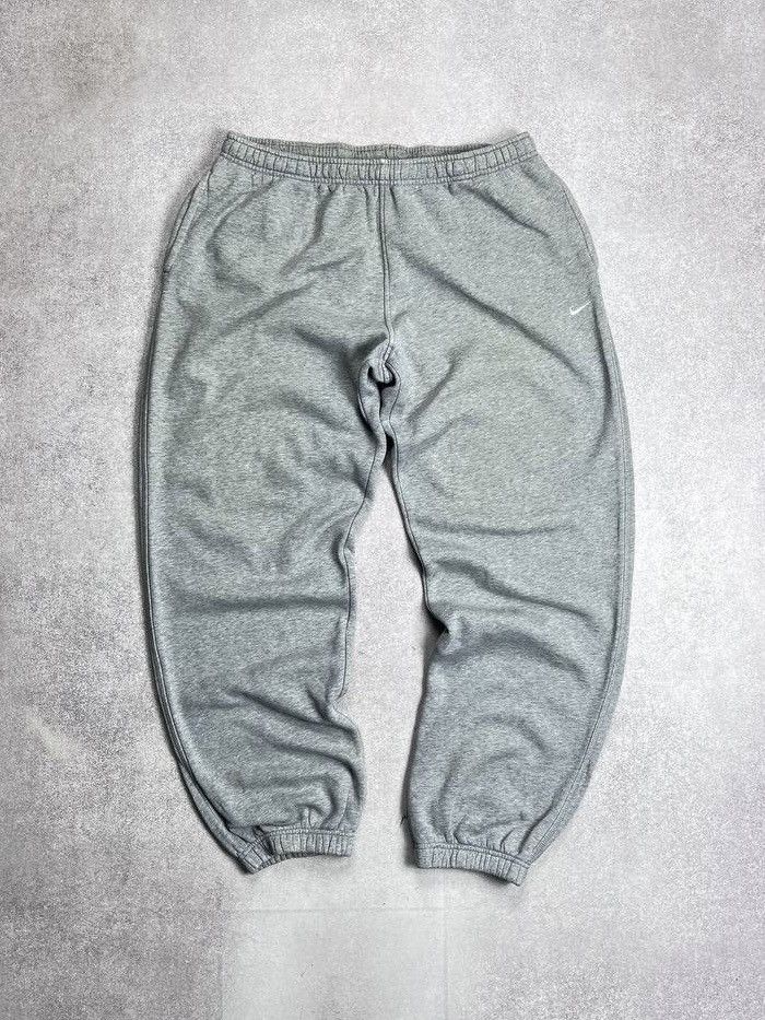 Nike × Vintage Vintage Nike Swoosh Crazy Cotton Track Pants Y2K XL Size US 36 / EU 52 - 1 Thumbnail