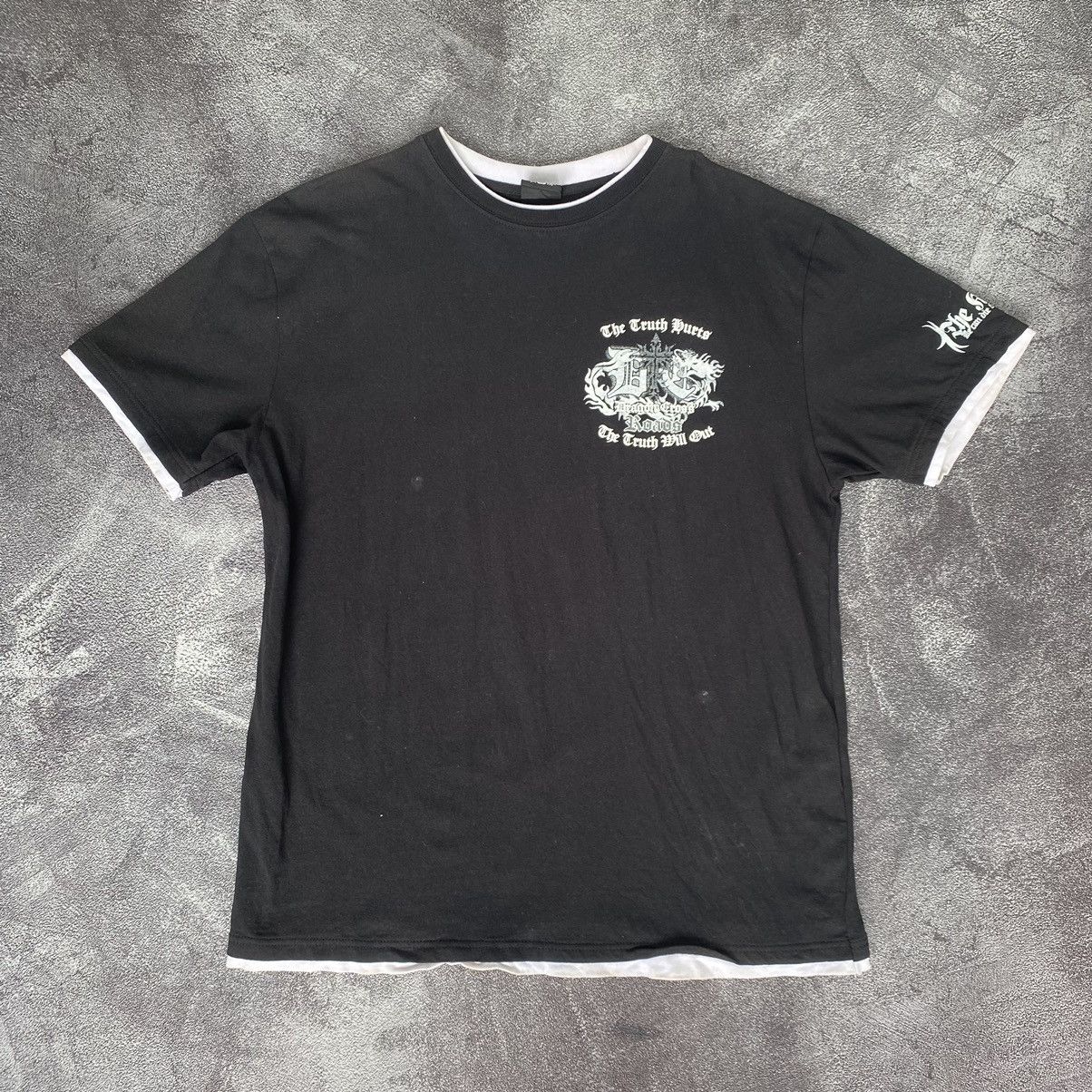 If Six Was Nine × Japanese Brand × Le Grande Bleu (L.G.B.) Beaumere Dragon Cross Rare Poem Tshirt Size US L / EU 52-54 / 3 - 10 Thumbnail