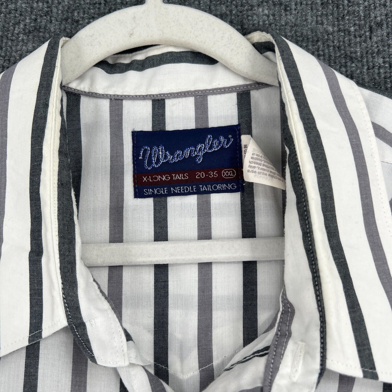 Wrangler VTG Wrangler X-long Tails Western Pearl Snap Shirt Mens XXL Size US XXL / EU 58 / 5 - 8 Thumbnail