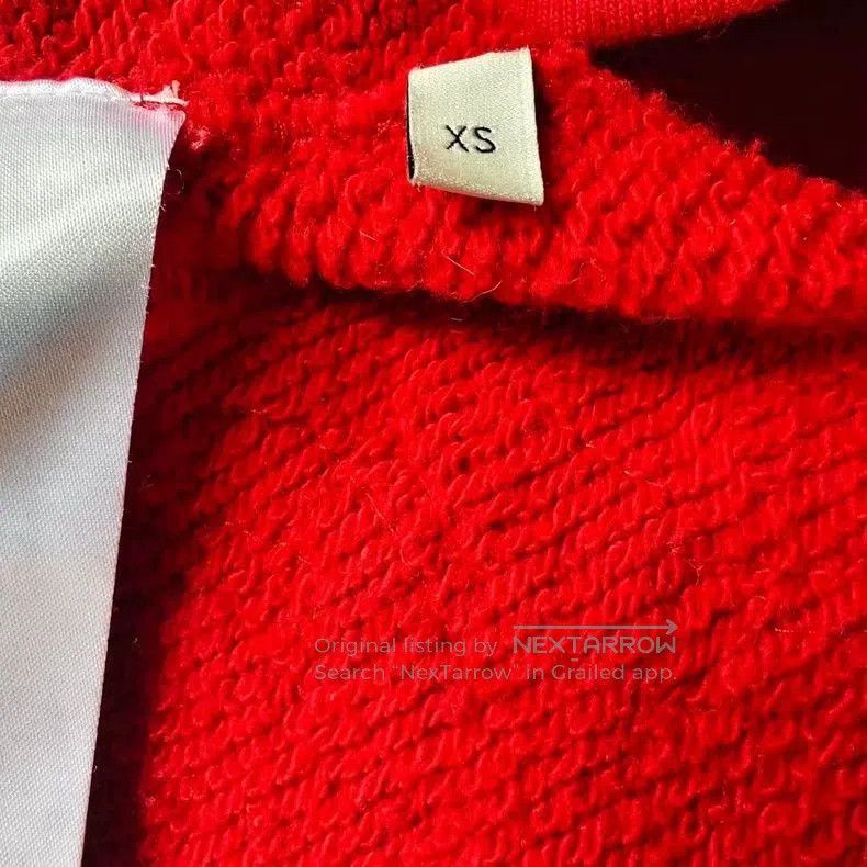 Gucci Gucci Logo Red Sweatshirt with Embroidery. Size US XS / EU 42 / 0 - 4 Thumbnail