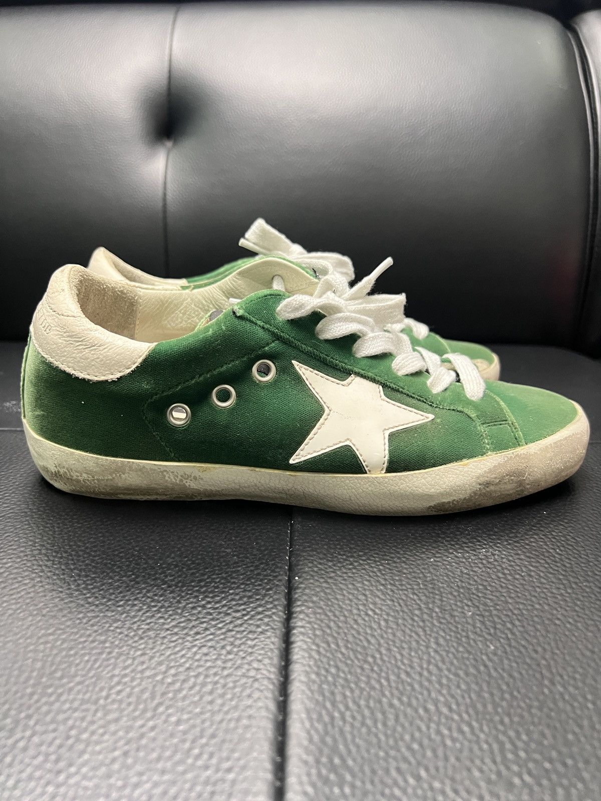 Golden Goose Golden Goose GGDB Distressed Star Sneakers Size US 5 / IT 35 - 4 Thumbnail