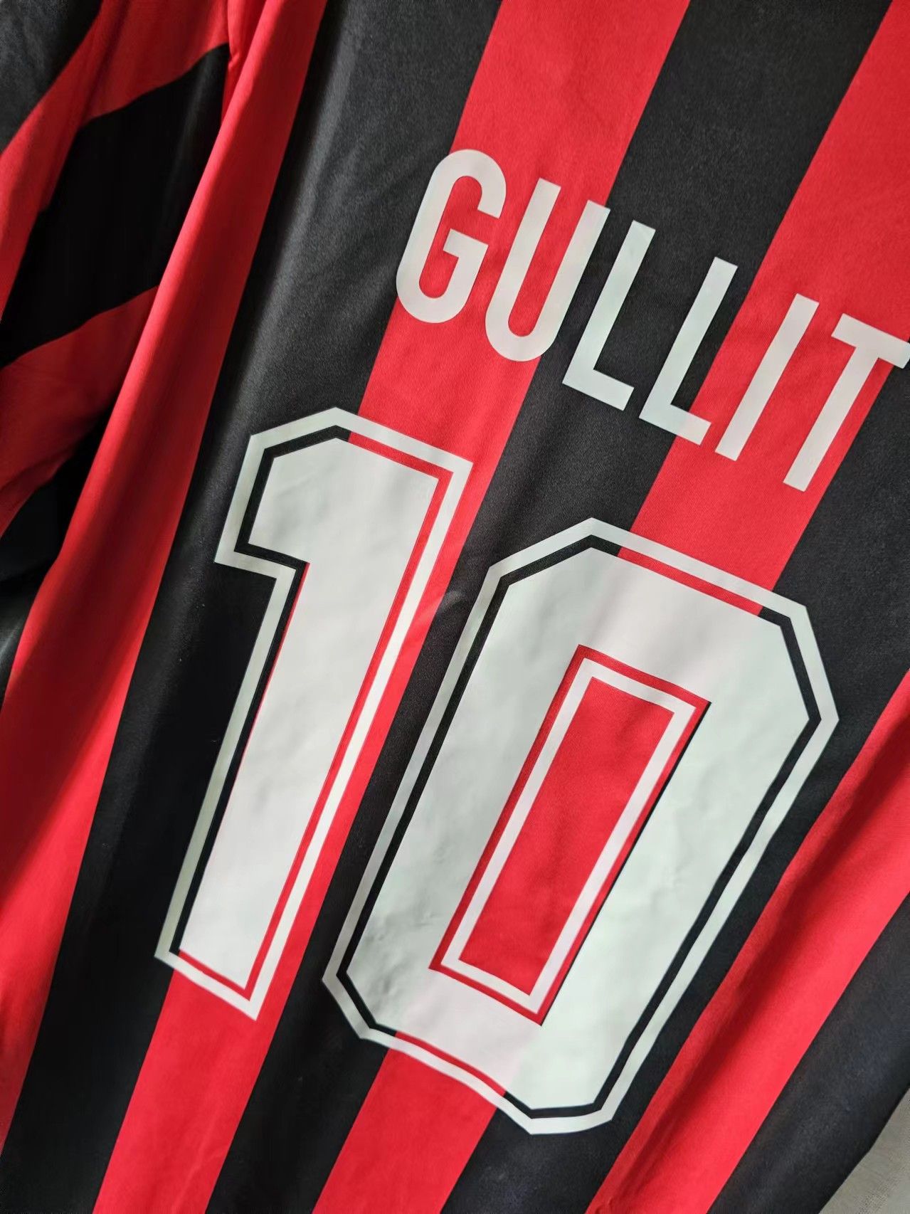 Other Vintage AC Milan #10 Gullit Jersey Size US M / EU 48-50 / 2 - 4 Thumbnail