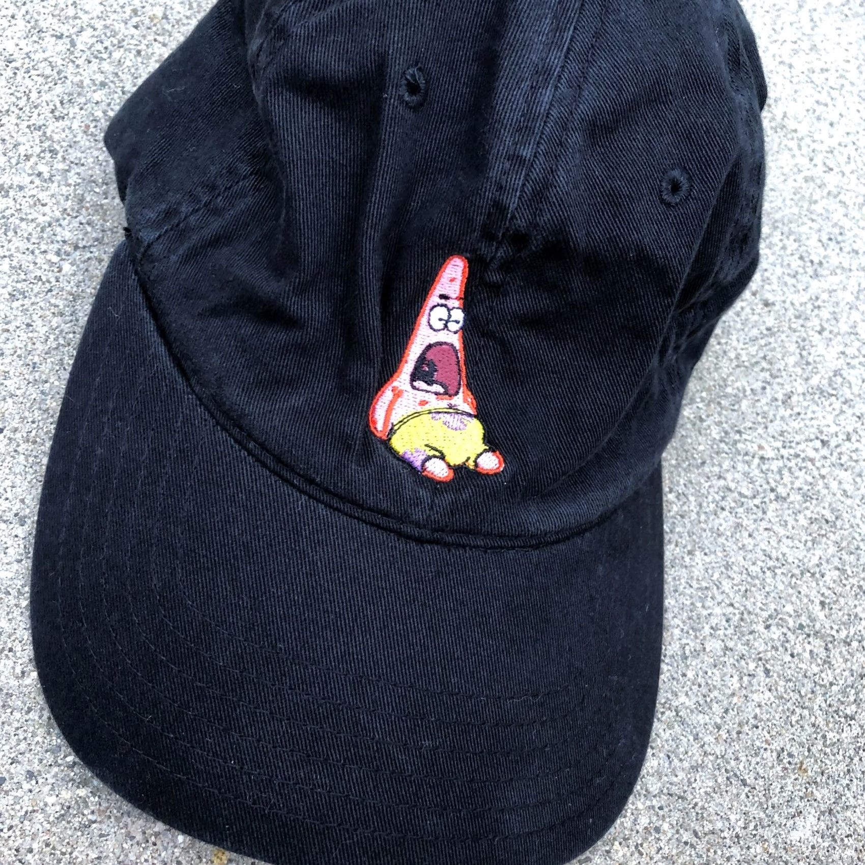 Nickelodeon NICKELODEON SPONGE BOB SQUARE PANTS Patrick Star Dad Baseball Hat Cap Mens Black Size US 35 - 2 Thumbnail