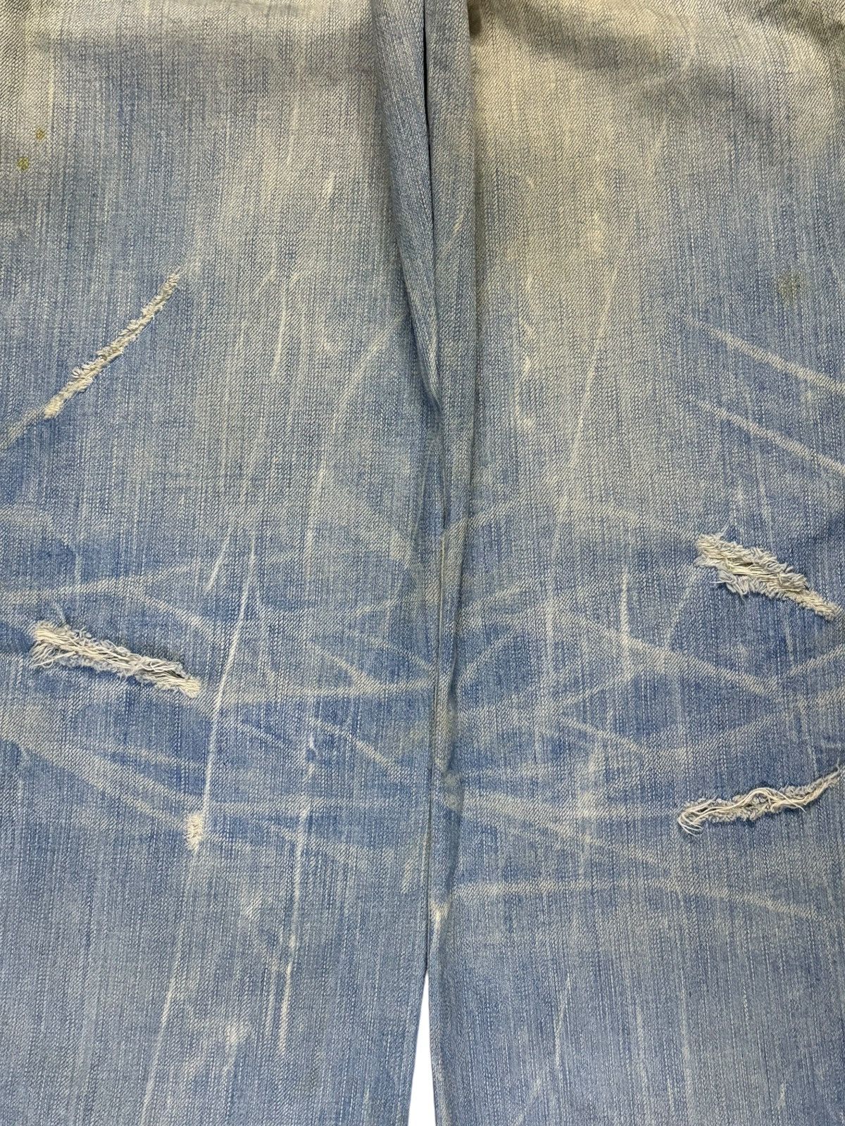 Edwin Vintage Japanese Edwin Mud Wash Distressed Loose Jeans Size US 28 / EU 44 - 9 Thumbnail