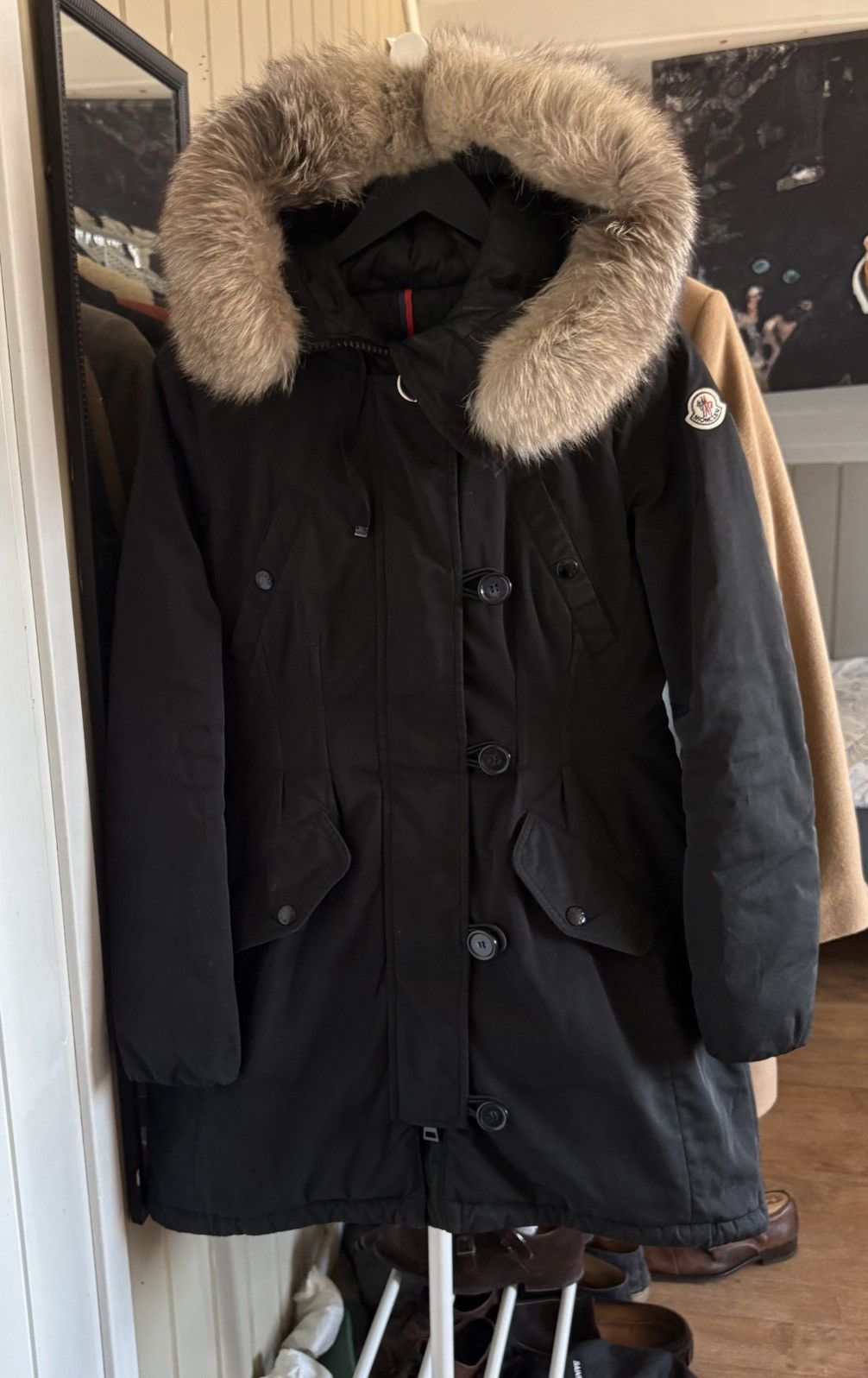 Moncler Moncler Aredhel Furhood Womens Jacket Size M / US 6-8 / IT 42-44 - 4 Thumbnail
