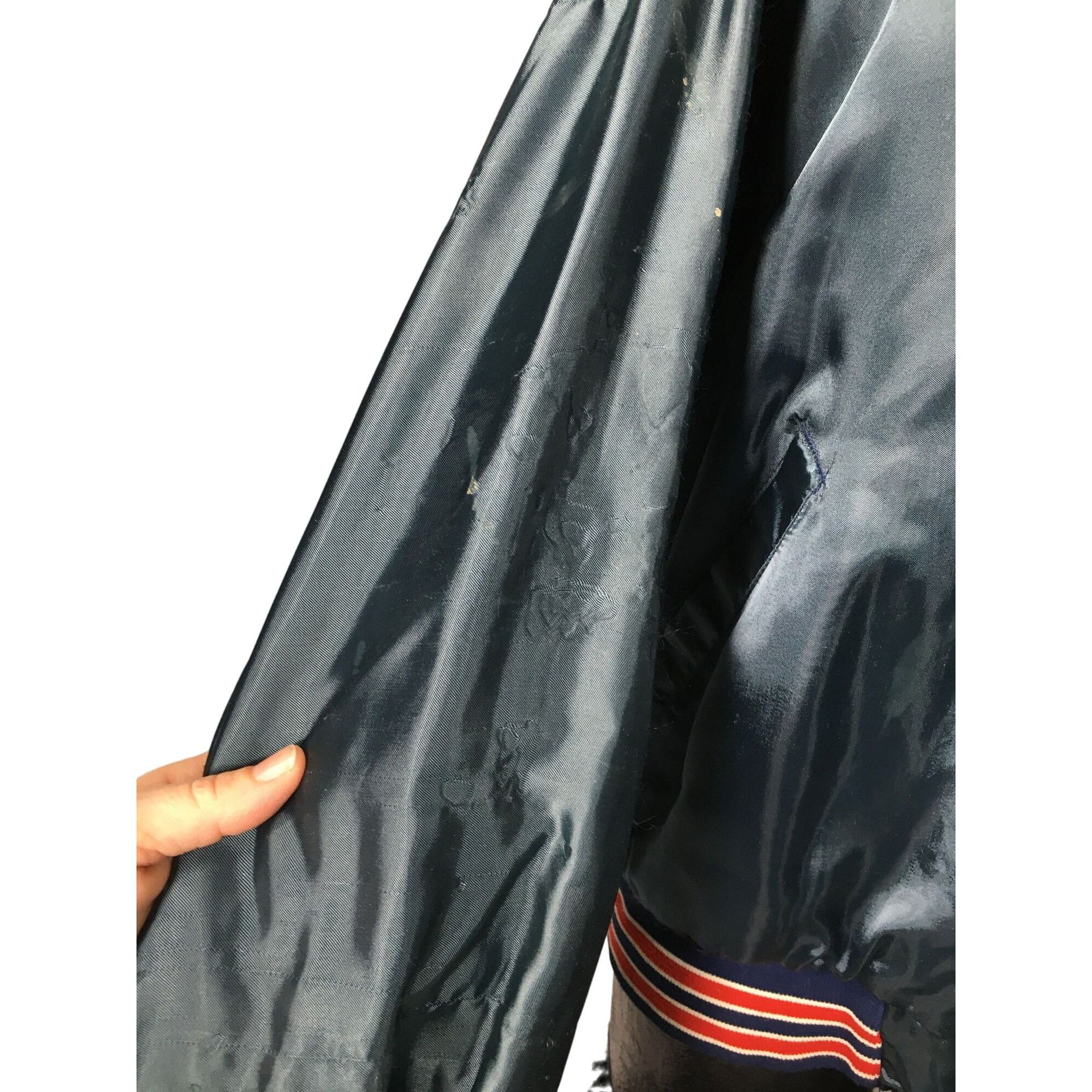 Other Vtg Blue Nylon Windbreaker Collinsville CBSL Baseball Jacket Size US XL / EU 56 / 4 - 7 Thumbnail