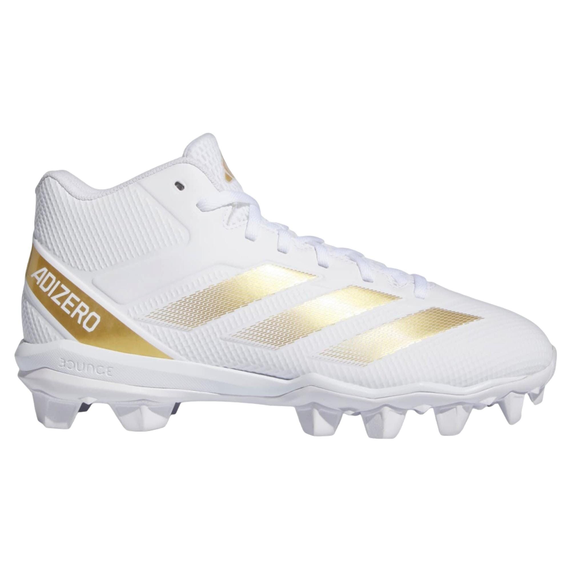 Adidas Adizero Impact .2 MD White/Gold IF5106 Size US 10 / EU 43 - 1 Thumbnail