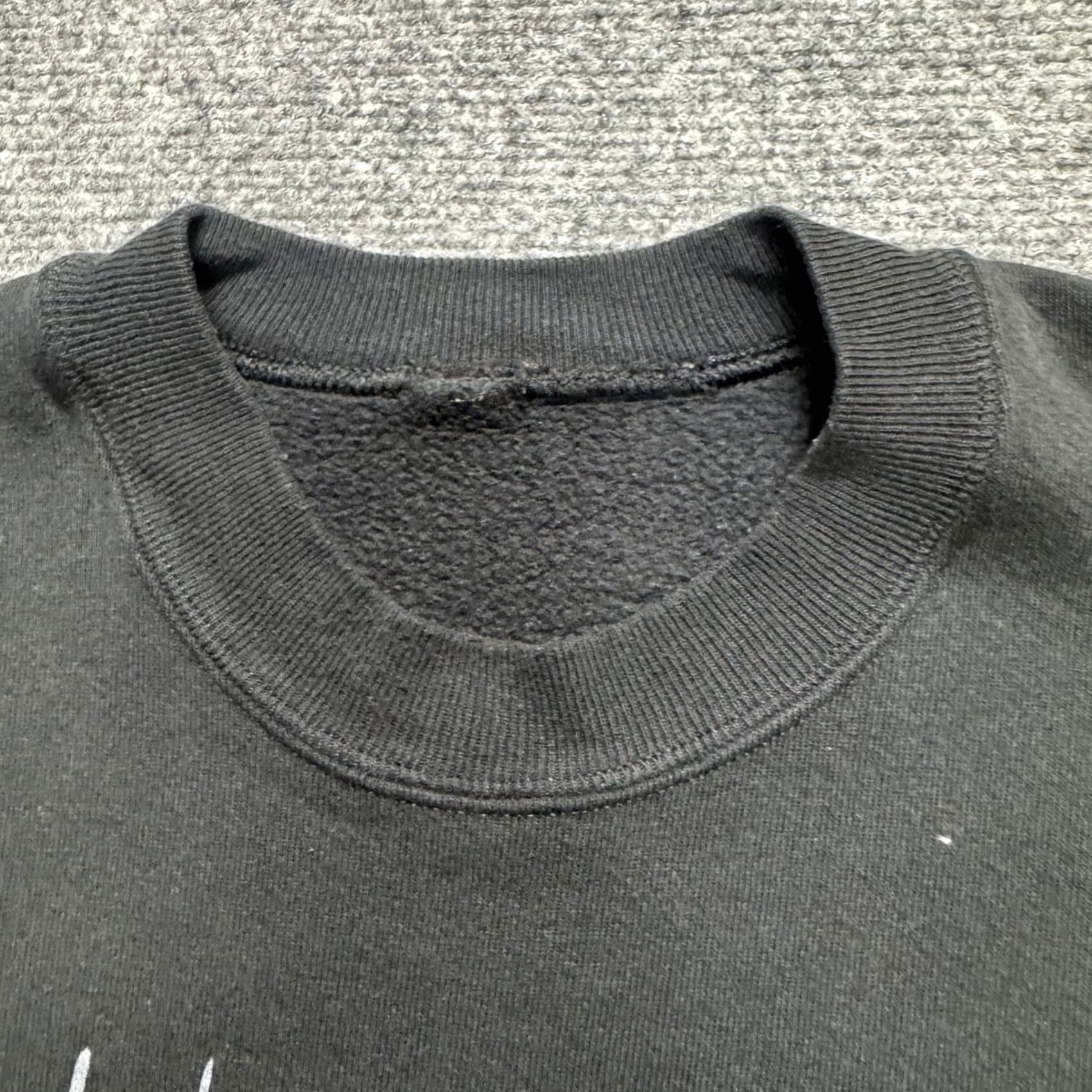 Vintage VINTAGE Elk Cove Vineyards Pullover Sweatshirt Men L Black 90s Faded - Sweatshirt Mens L Black 90s Size US L / EU 52-54 / 3 - 8 Thumbnail