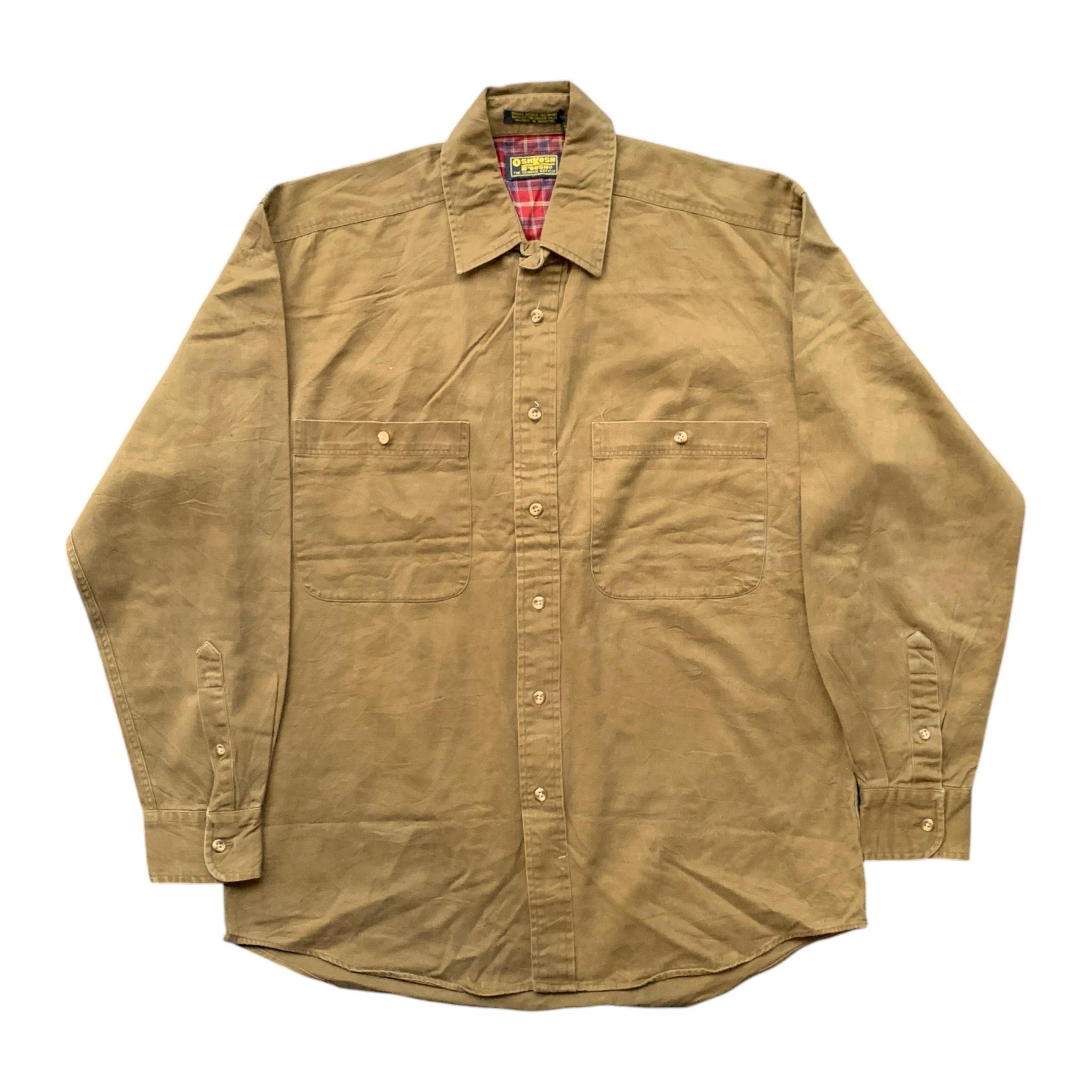 Oshkosh × Vintage Vintage OshKosh B'Gosh Utility Work Shirt Size US M / EU 48-50 / 2 - 1 Thumbnail