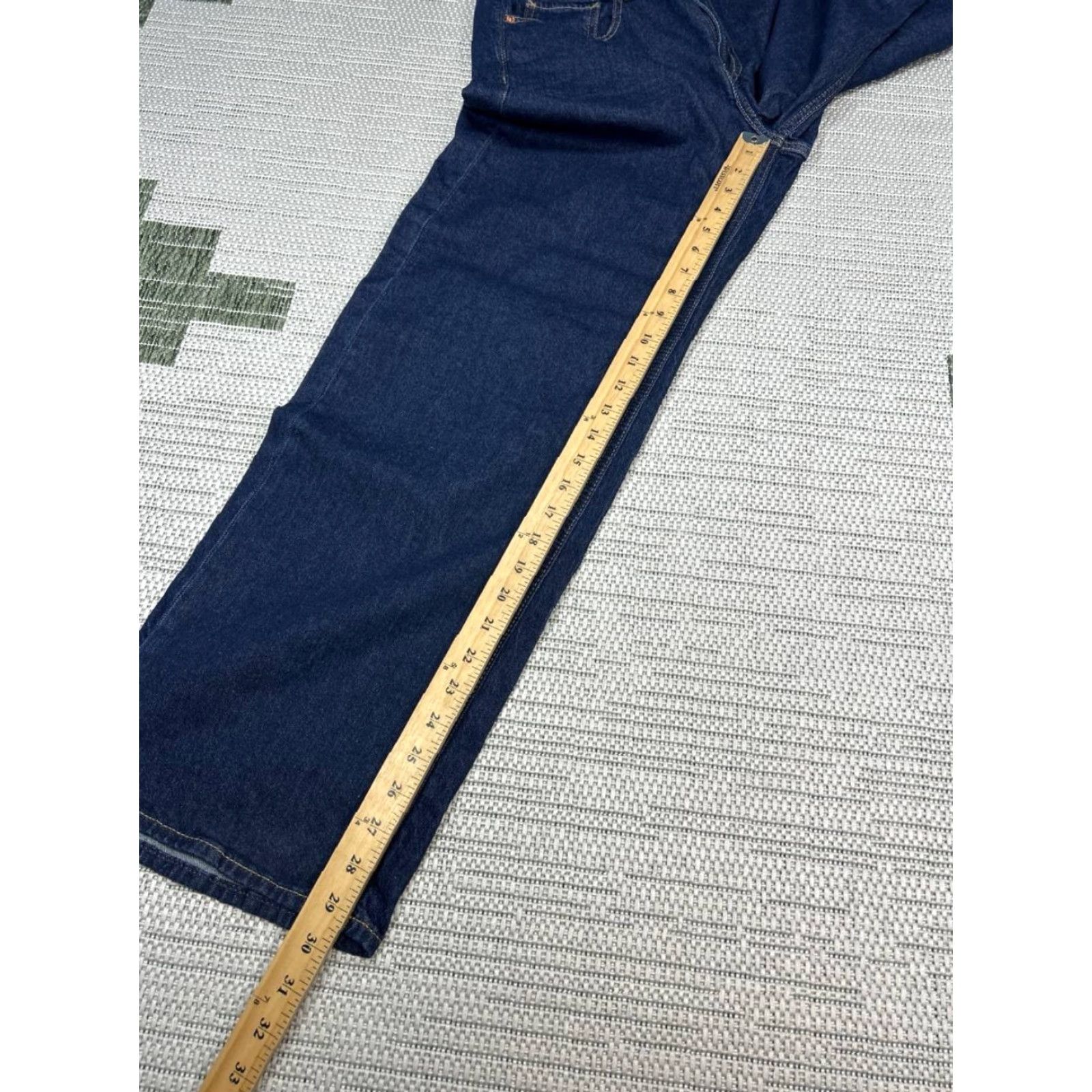 Gap Gap Jeans 90s Straight Womens 28 Blue Denim Cotton Stretch 32x29 5-Pocket Baggy Pockets N/A? Size 28" / US 6 / IT 42 - 3 Thumbnail