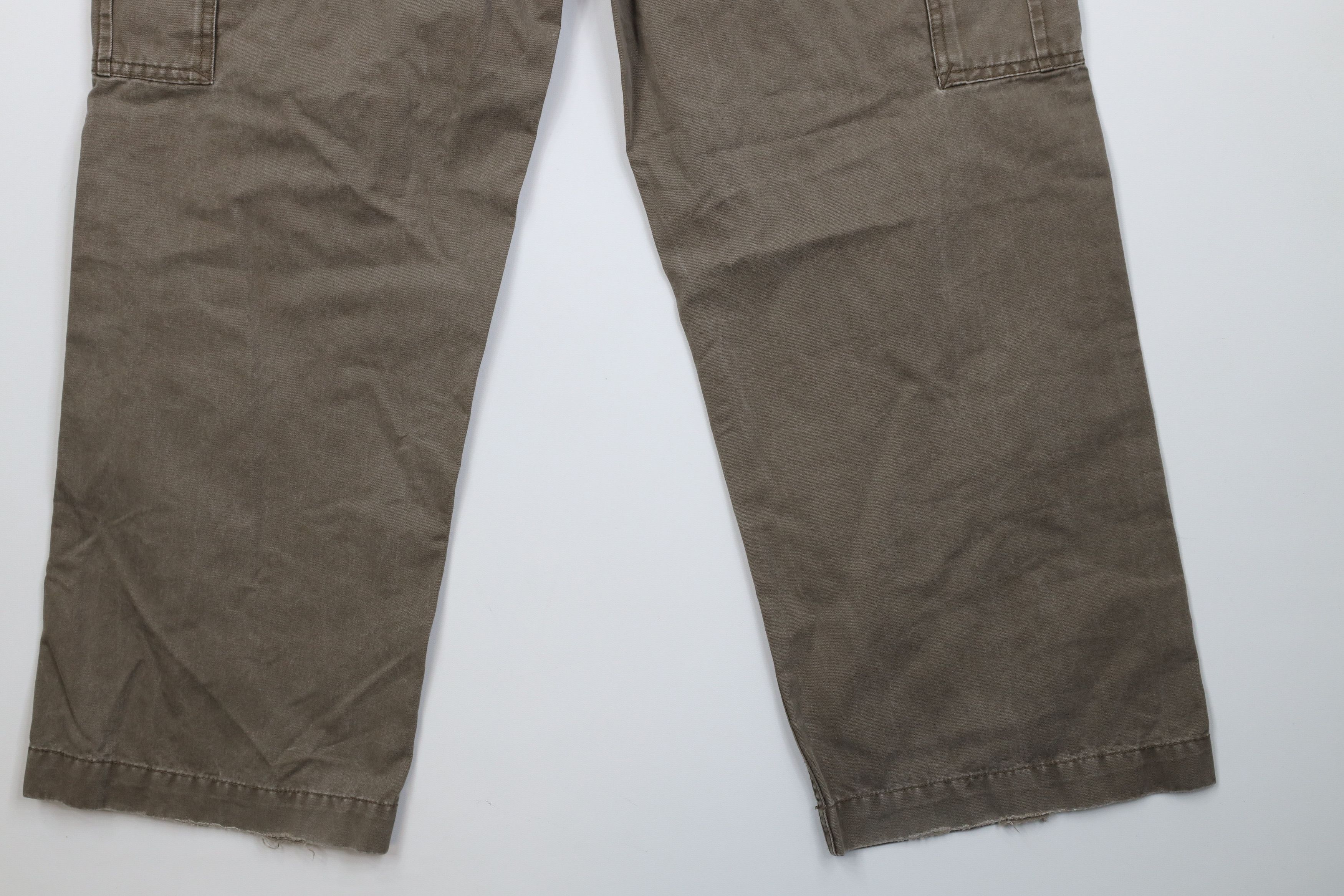 Gap Vintage 90s Y2K Gap Fit Wide Leg Cargo Pants Beige Cotton Size US 32 / EU 48 - 13 Thumbnail