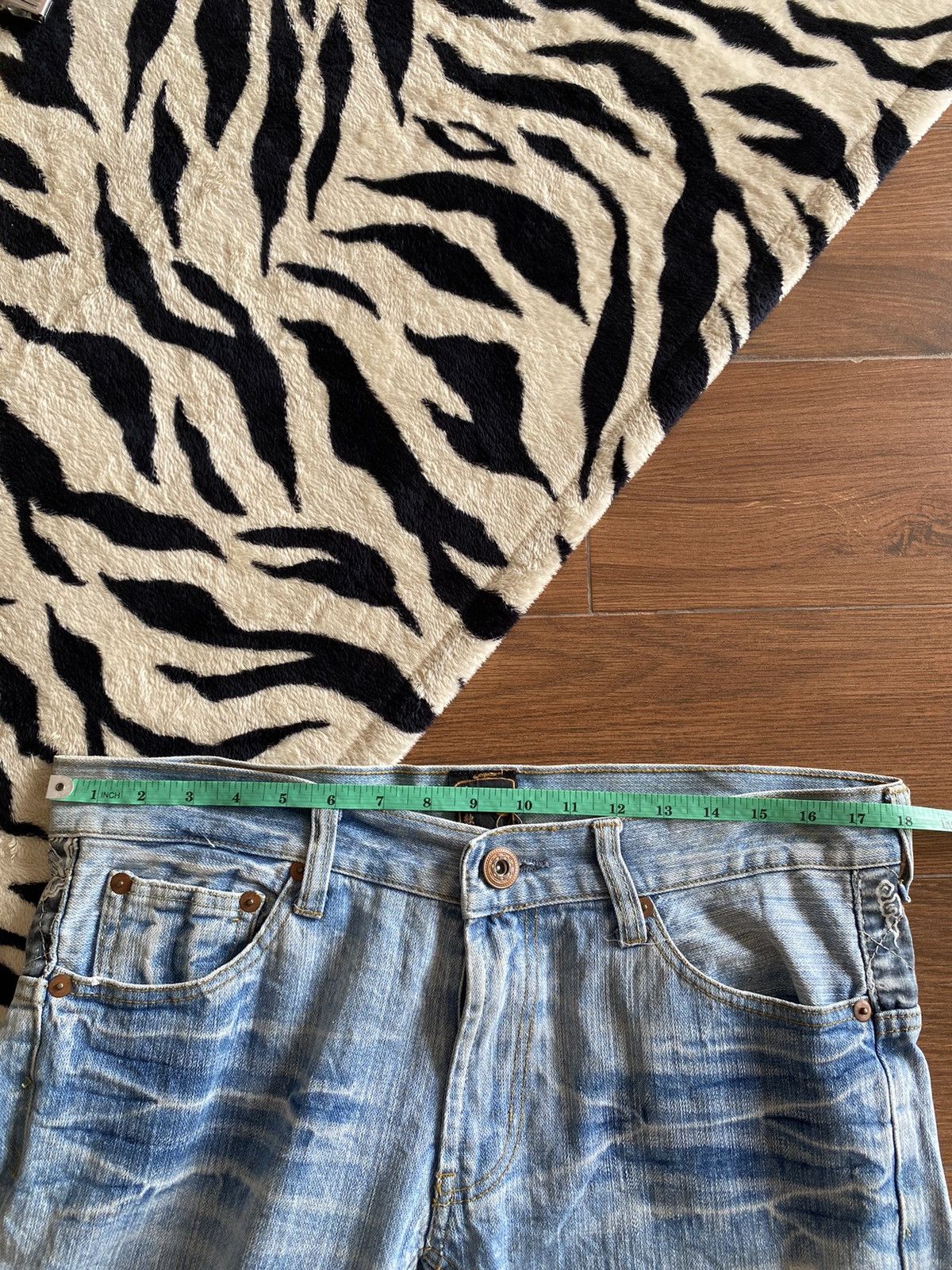 Denim & Co. × Japanese Brand Sukajan embroidery denim shorts pants Size US 36 / EU 52 - 12 Thumbnail