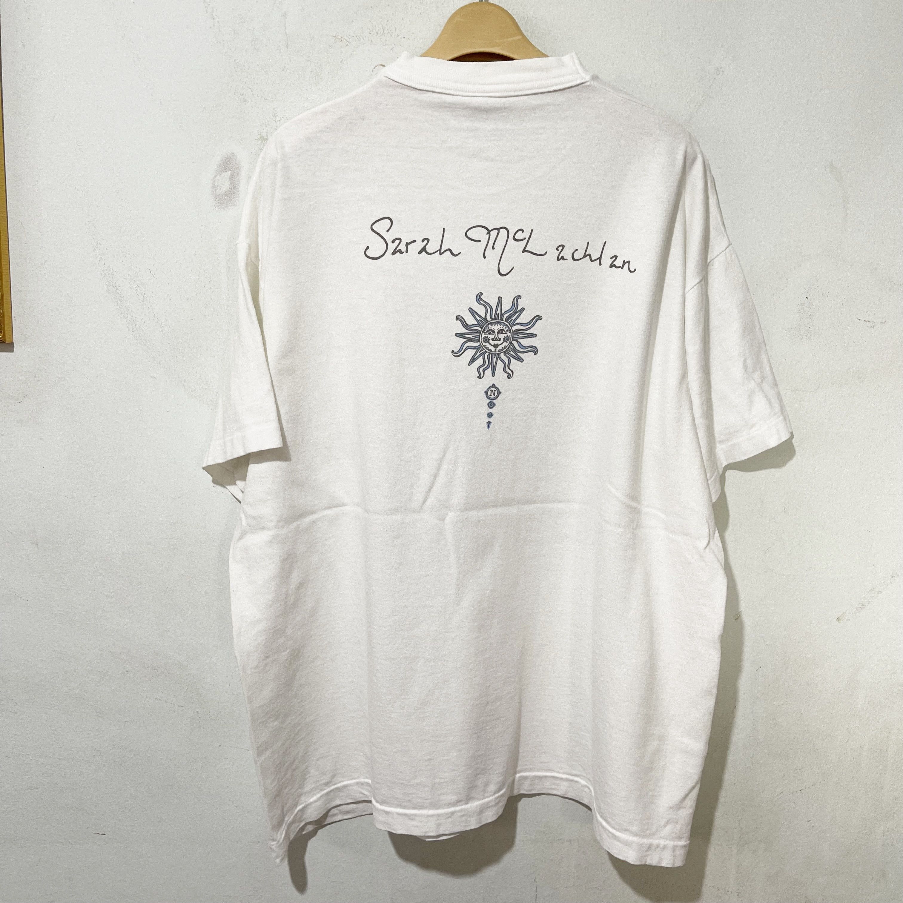 Vintage Vintage 90s Sarah McLachlan T-Shirt Size US XL / EU 56 / 4 - 3 Thumbnail