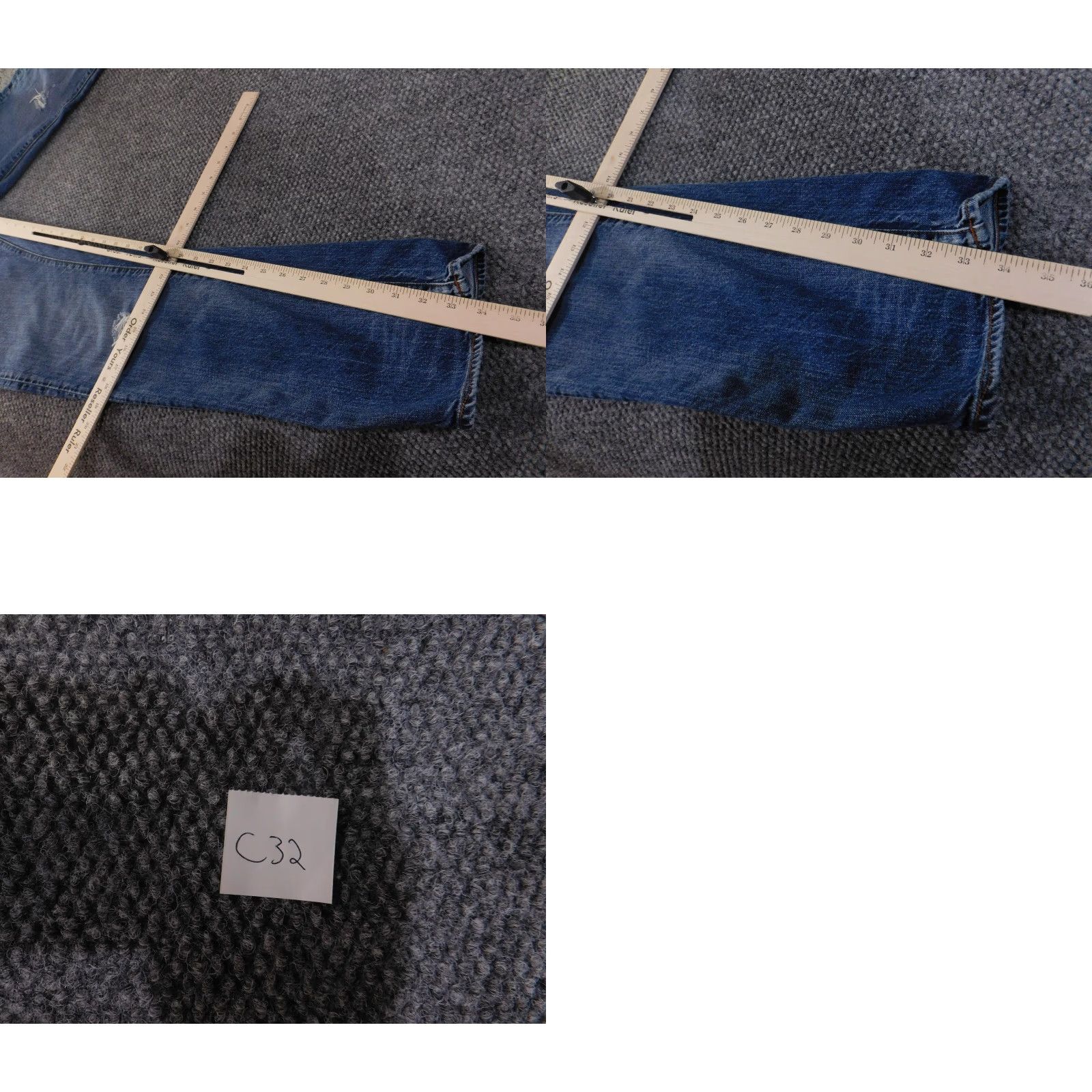 Banana Republic VINTAGE Banana Republic Jeans Mens 32x34 Distressed Straight Leg Denim Dominican Republic Blue 32 34 Jeans Mens Boys Girls Size US 32 / EU 48 - 9 Thumbnail