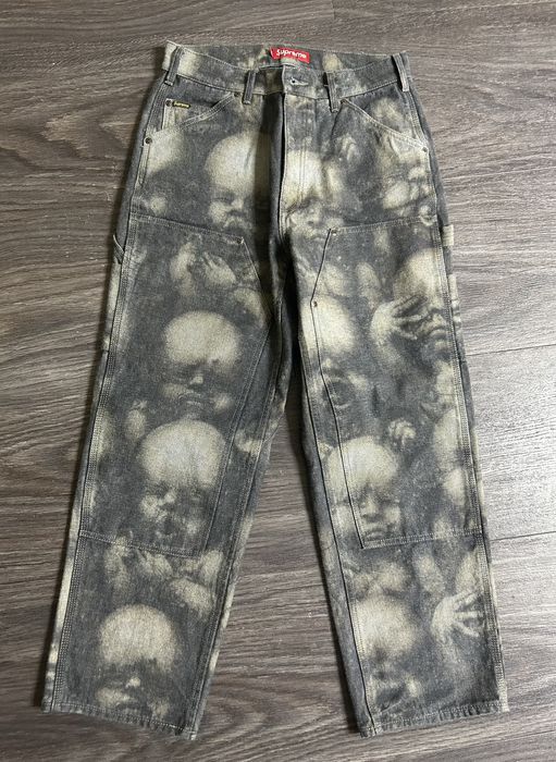 Supreme Supreme H.R. Giger Double Knee Jeans | Grailed