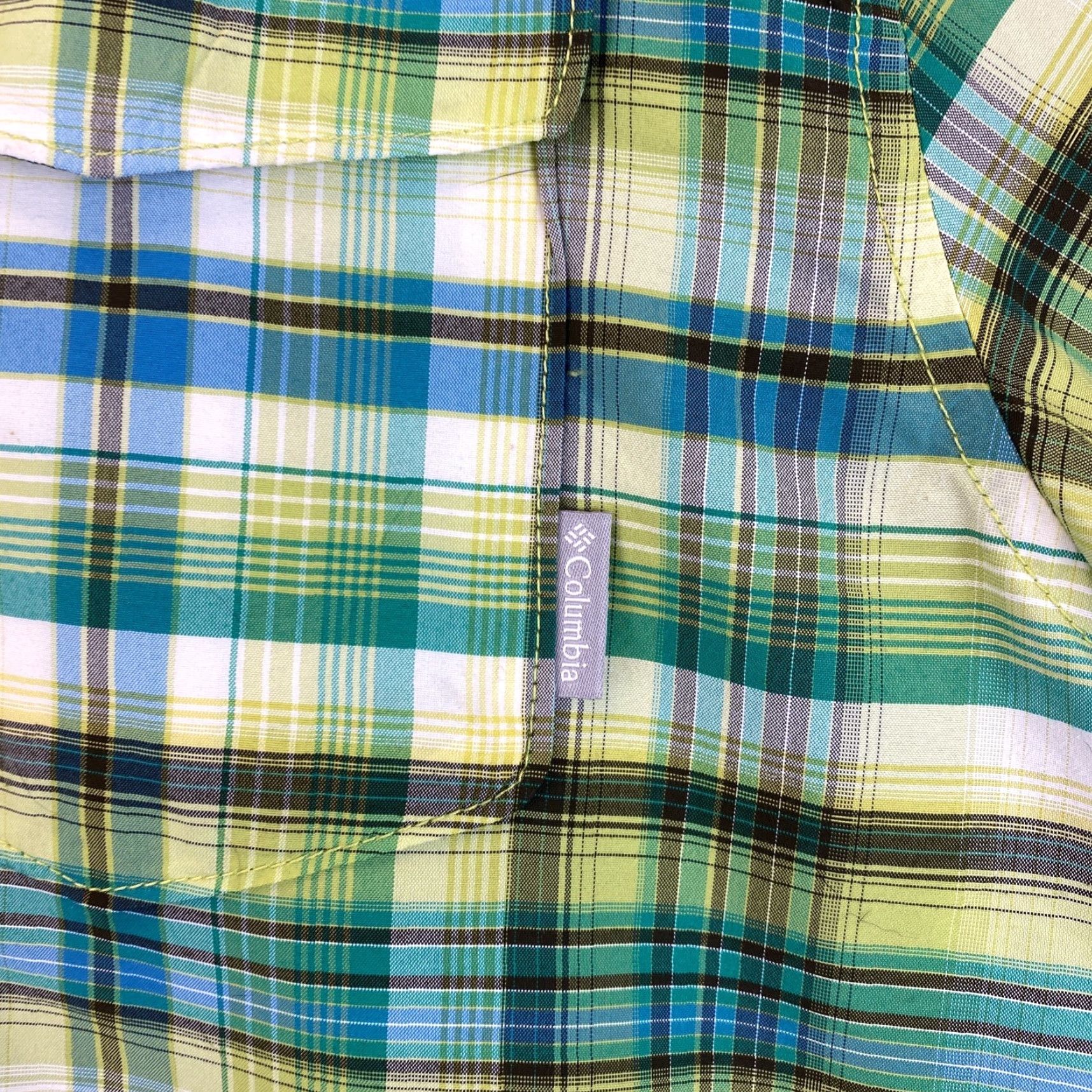 Vintage Columbia Button-Down Shirt Mens XL Green Plaid Cotton Classic Fit Button Up /68-25 Size US XL / EU 56 / 4 - 5 Thumbnail