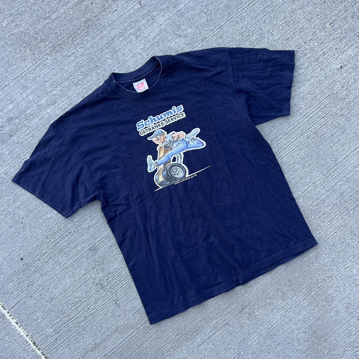 Japanese Brand × Vintage Vintage Funny Print Graphic Printed Vintage T Shirt Size US XL / EU 56 / 4 - 2 Thumbnail