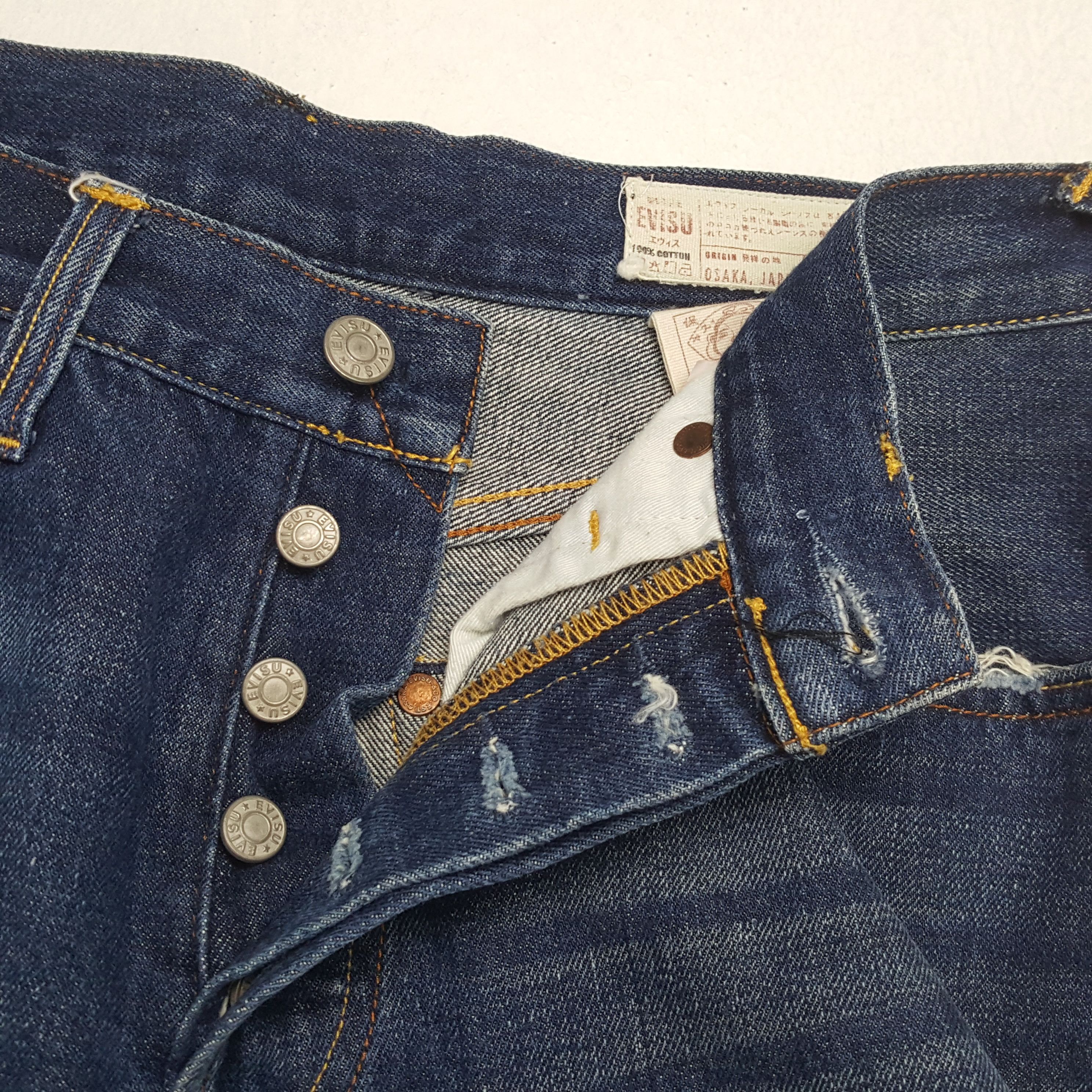Evisu × Japanese Brand × Vintage Vintage EVISU Japanese Brand Daicock Custom Style Jeans Size US 31 - 12 Thumbnail
