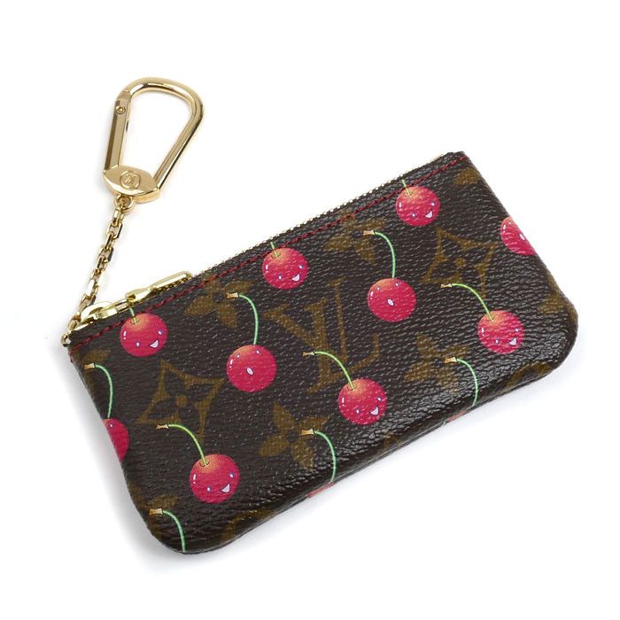 Louis Vuitton Louis Vuitton Pochette Cle Monogram Coin Case Textile Coin Case M95042 DUTY FREE for USA