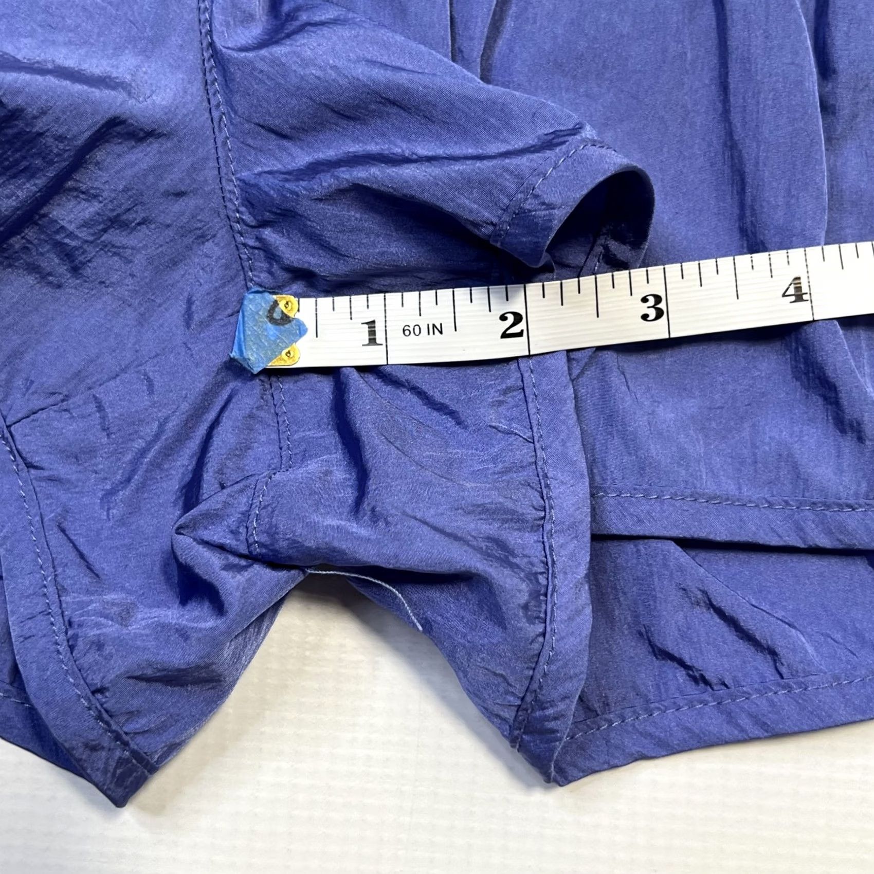 Free People Free People Movement Shorts Womens Small Blue High Waisted Lined Athletic Slim Fit Smocked Casual Activewear Size 28" / US 6 / IT 42 - 4 Thumbnail