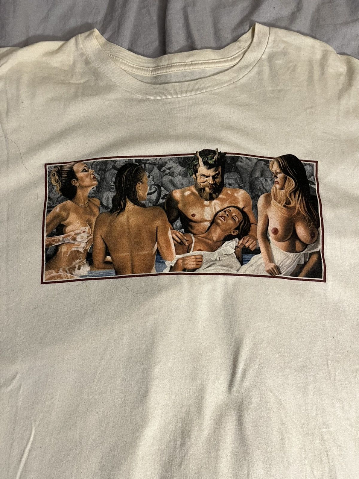 Fucking Awesome Fucking awesome beige devil tee Size US L / EU 52-54 / 3 - 2 Thumbnail