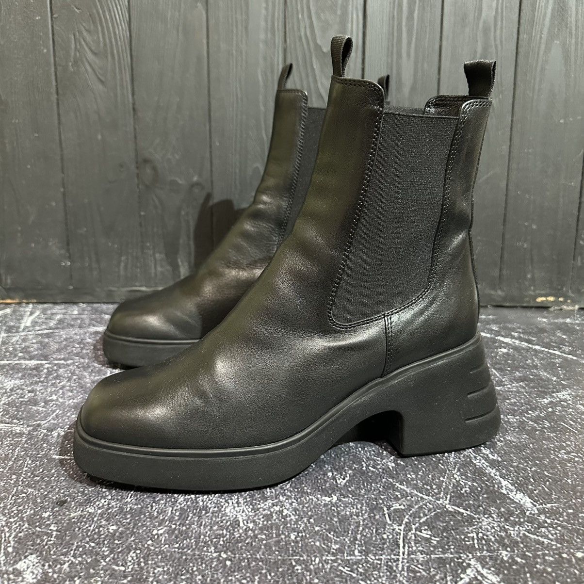 Hogan HOGAN WMNS Leather Boots 39 size Rick Owens Style Size US 9 / IT 39 - 3 Thumbnail