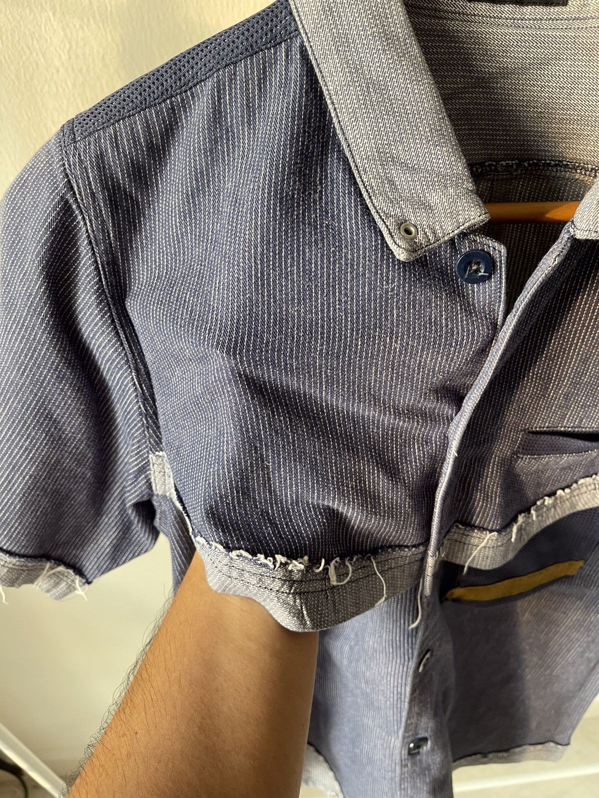 20471120 × Beauty Beast 90s Milkboy Distressed Button Up Shirt Size US S / EU 44-46 / 1 - 6 Thumbnail