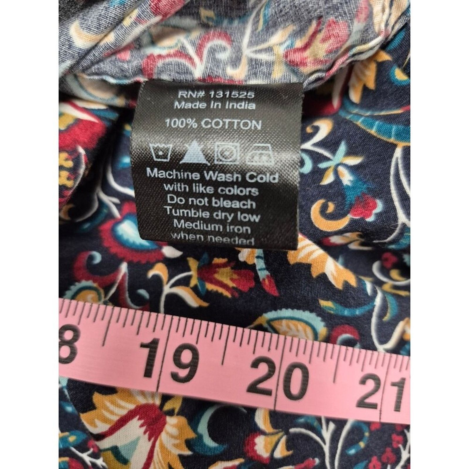 Other Monument Mens Floral Short Sleeve Button-Up Pocket Shirt Size US S / EU 44-46 / 1 - 8 Thumbnail