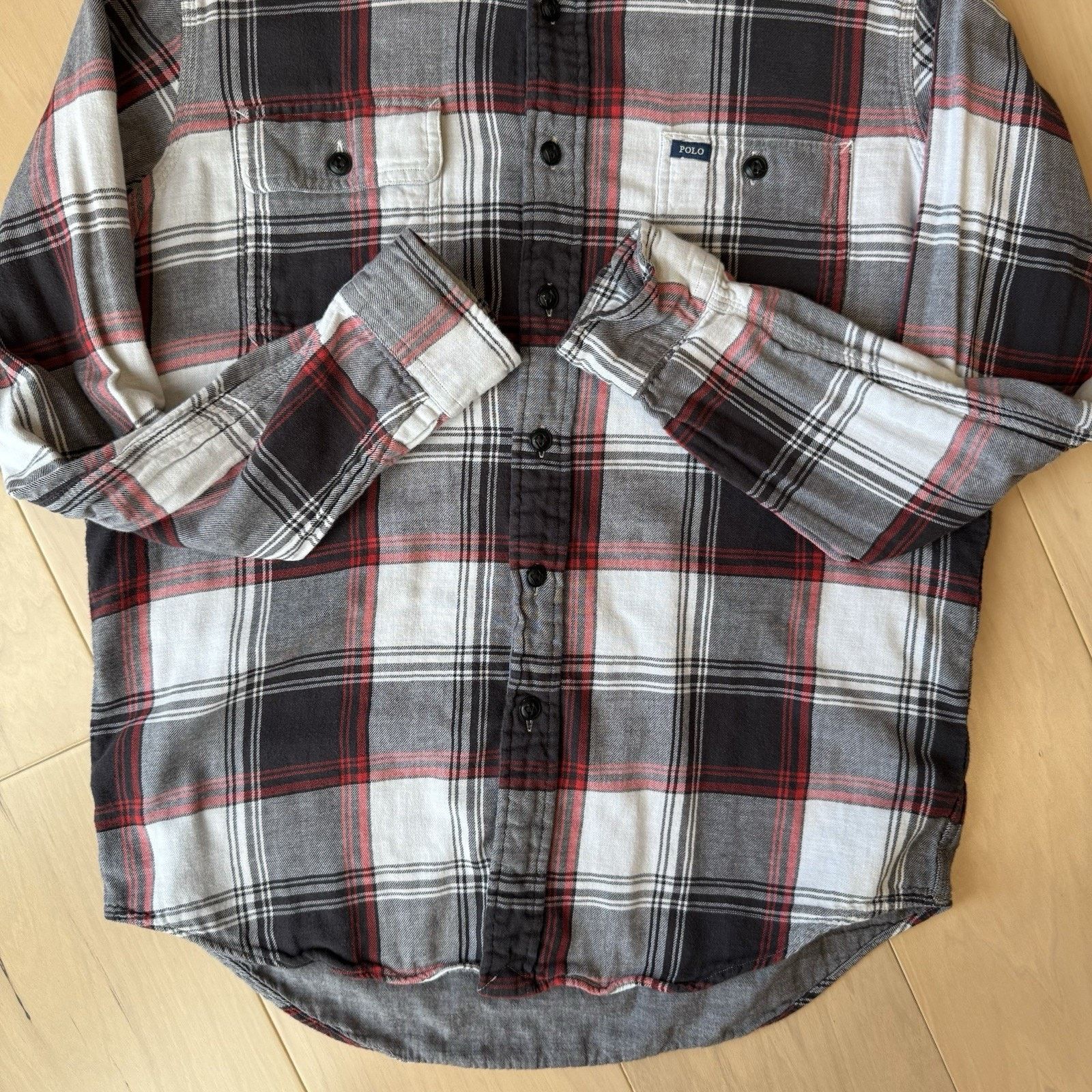 Polo Ralph Lauren Polo Ralph Lauren Flannel Medium Multicolor Plaid Causal Size US M / EU 48-50 / 2 - 6 Thumbnail
