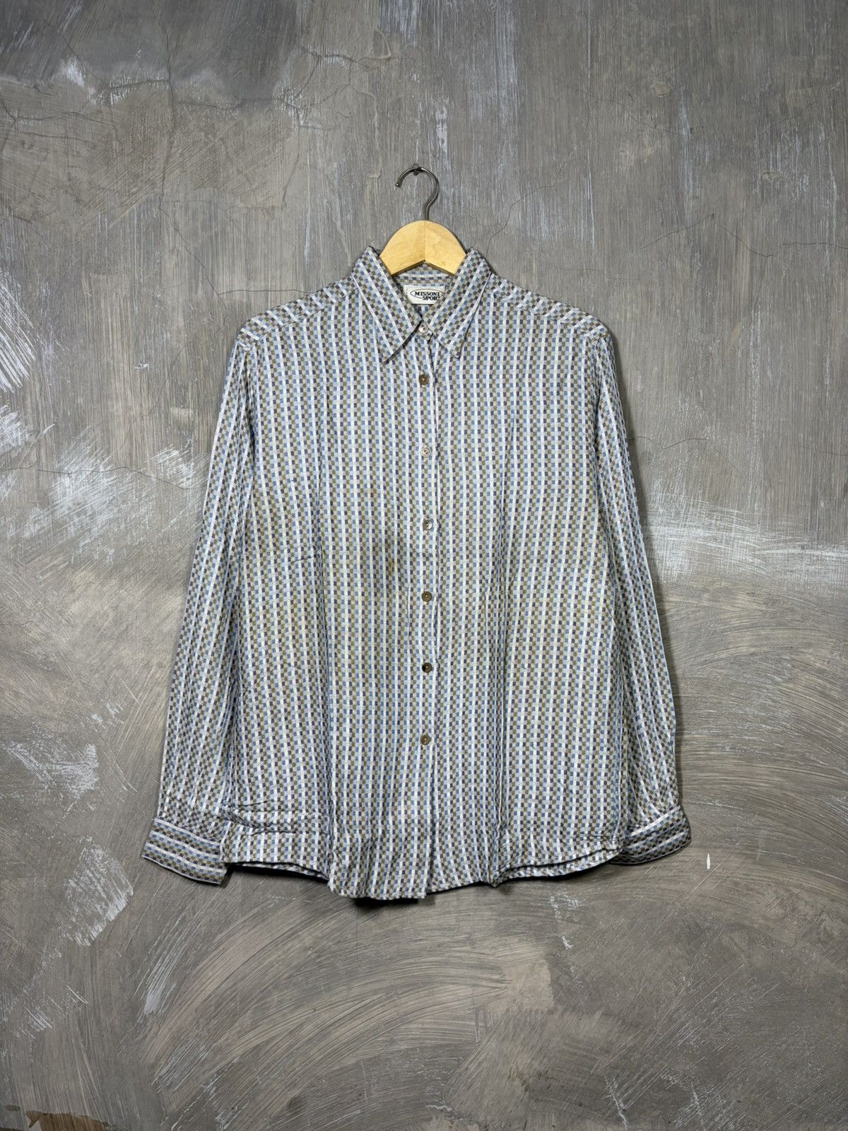 Missoni Missoni Flannel Button Up Shirt Size S / US 4 / IT 40 - 1 Thumbnail