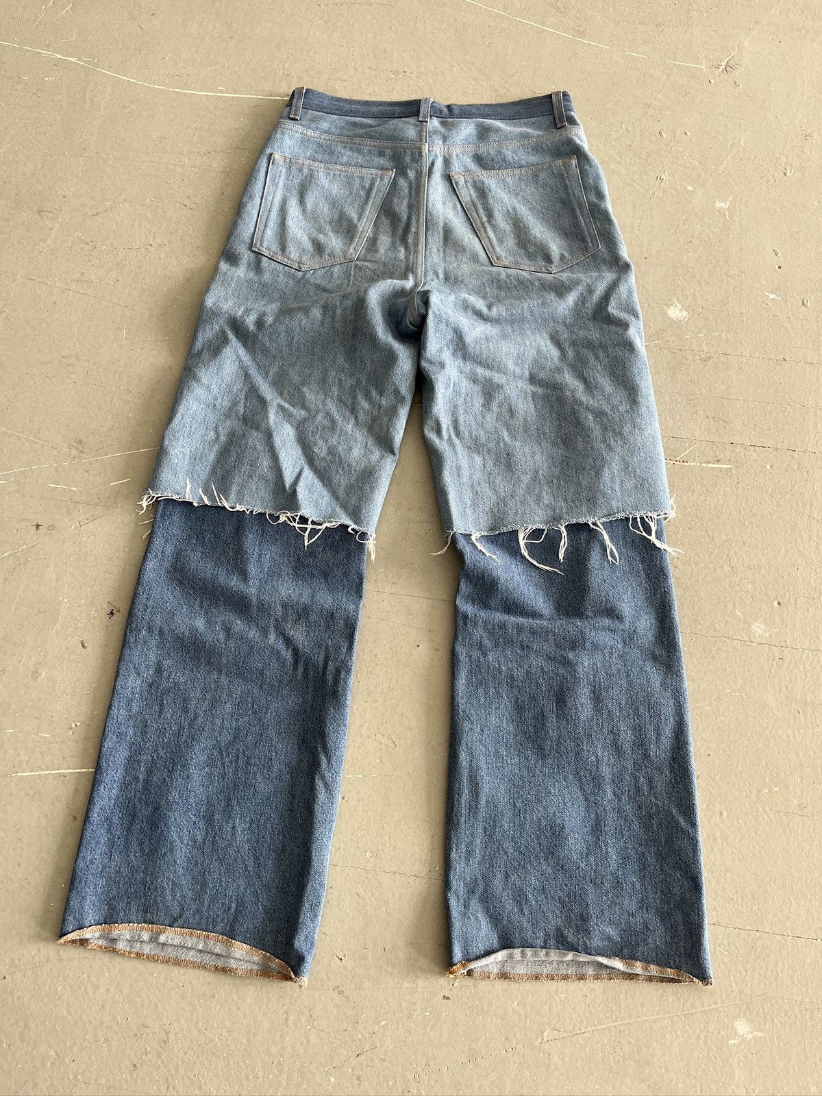 AVAVAV AVAVAV Two Tone Layered Jeans (unisex) Size US 30 / EU 46 - 5 Thumbnail
