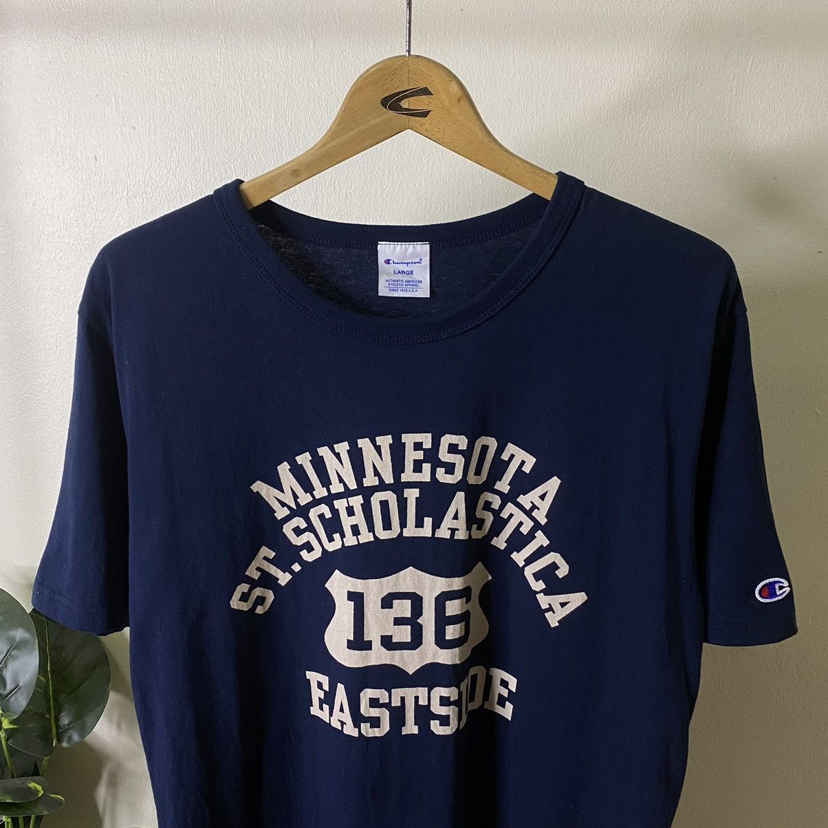 Champion × Vintage Y2K Champion x The College of St. Scholastica Minnesota Tee Size US M / EU 48-50 / 2 - 2 Thumbnail
