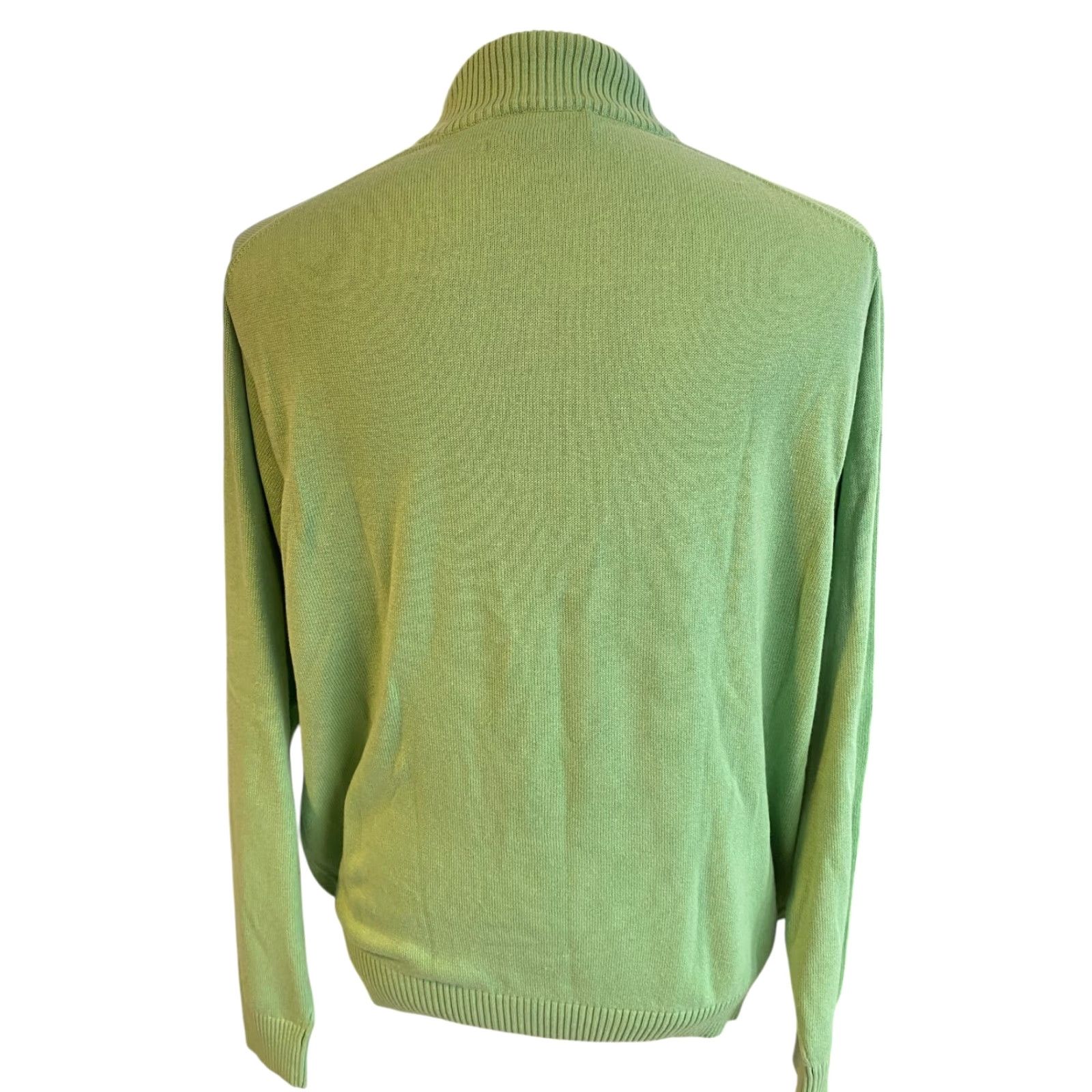 Vineyard Vines Vineyard Vines Green 1/4 Zip Sweater Pullover Cotton Cashmere Mens L Preppy Shirt? Size US L / EU 52-54 / 3 - 6 Thumbnail
