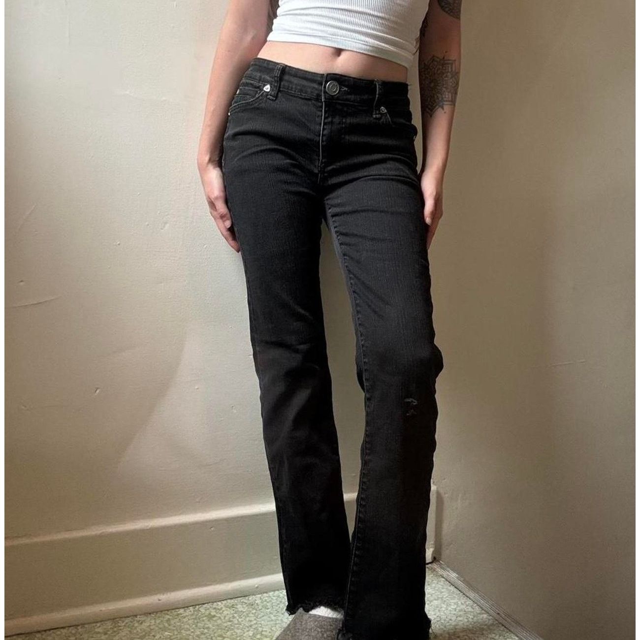 Other Y2K Kut from the Kloth Black Denim Bootcut Jeans 2 Size 26" / US 2 / IT 38 - 2 Thumbnail