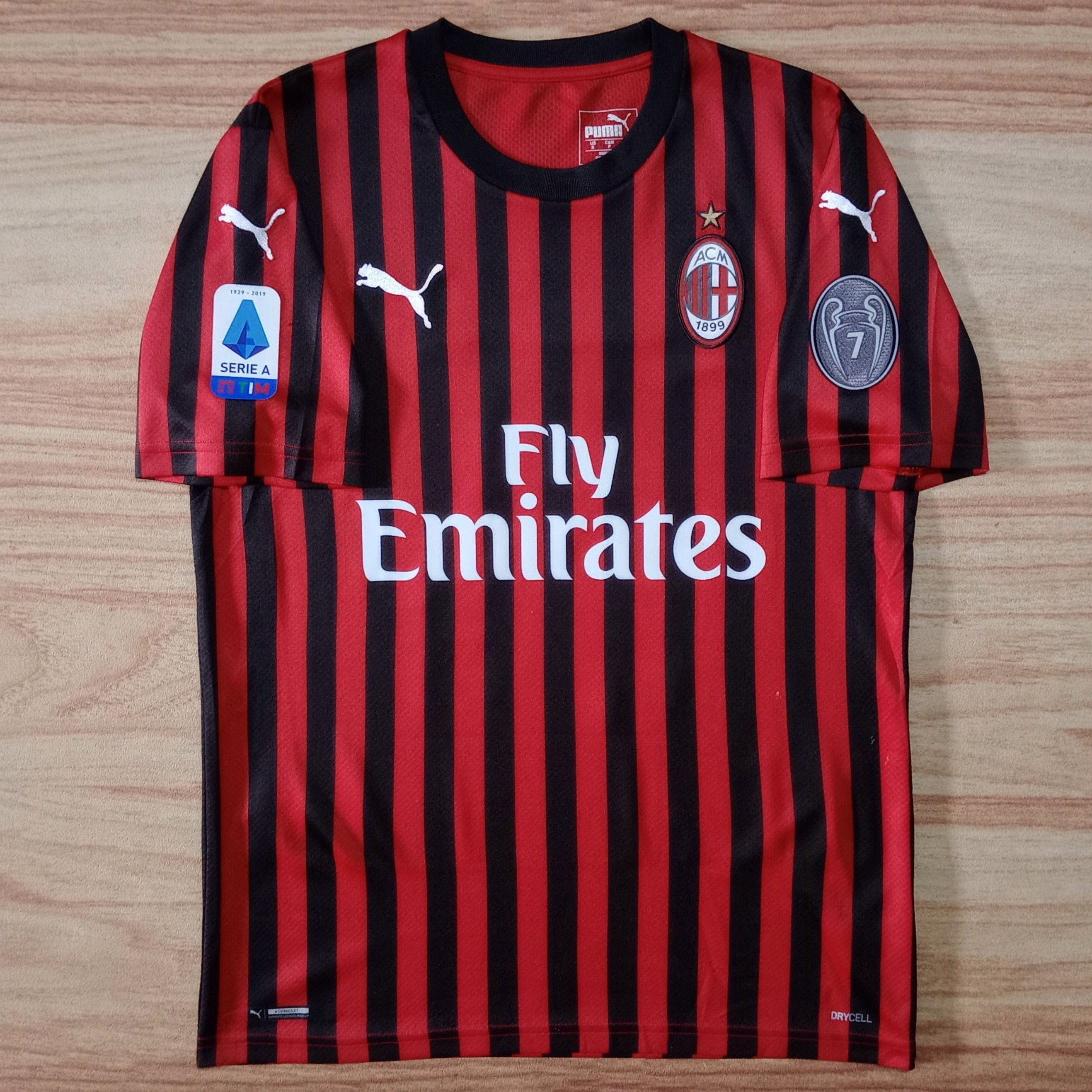 Puma AC Milan 2019-2020 Home Jersey Zlatan Ibrahimovic 21 Size US S / EU 44-46 / 1 - 1 Thumbnail